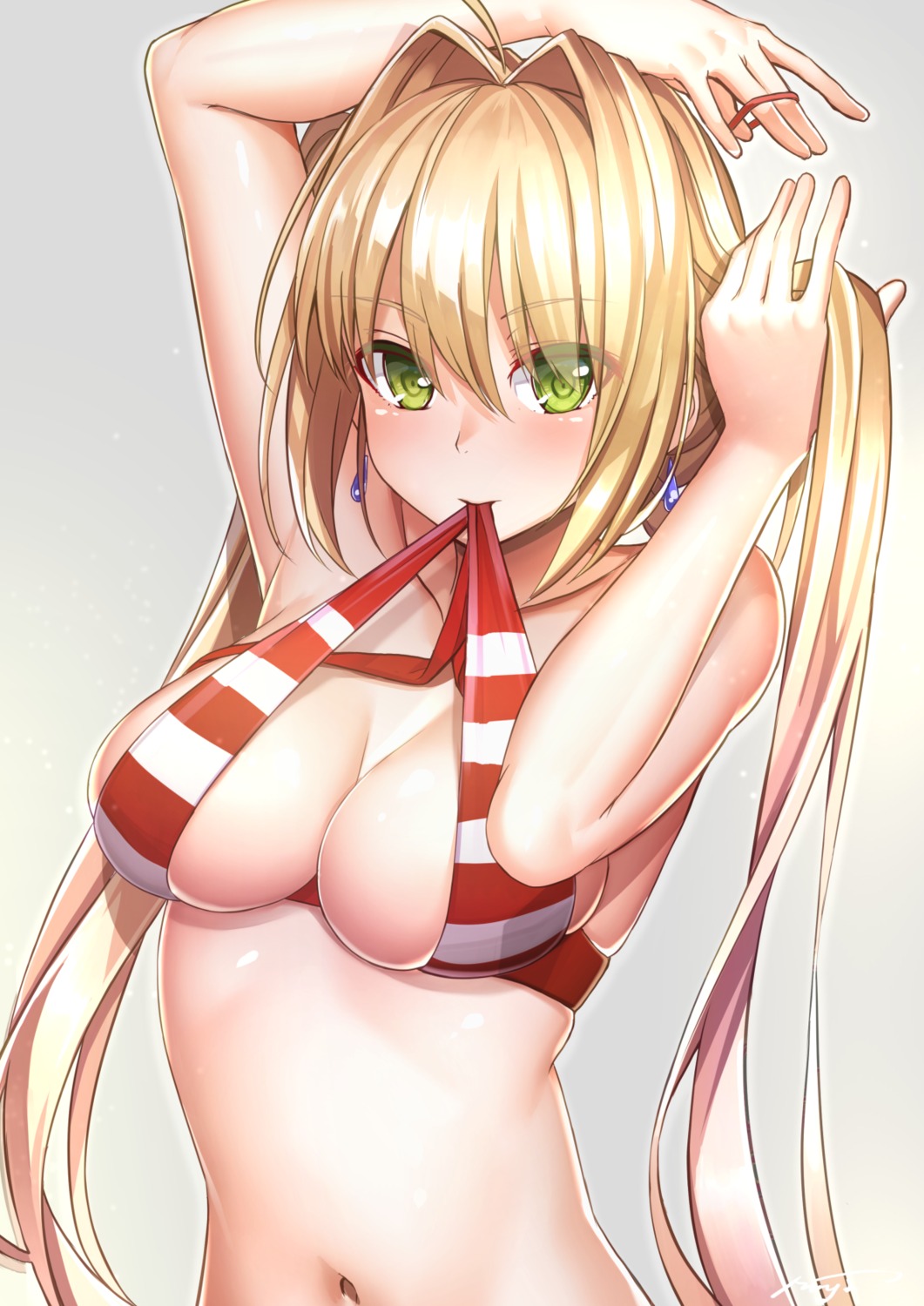 bikini_top, fate/grand_order, nero_claudius_(fate), shuutou_haruka, swimsuits