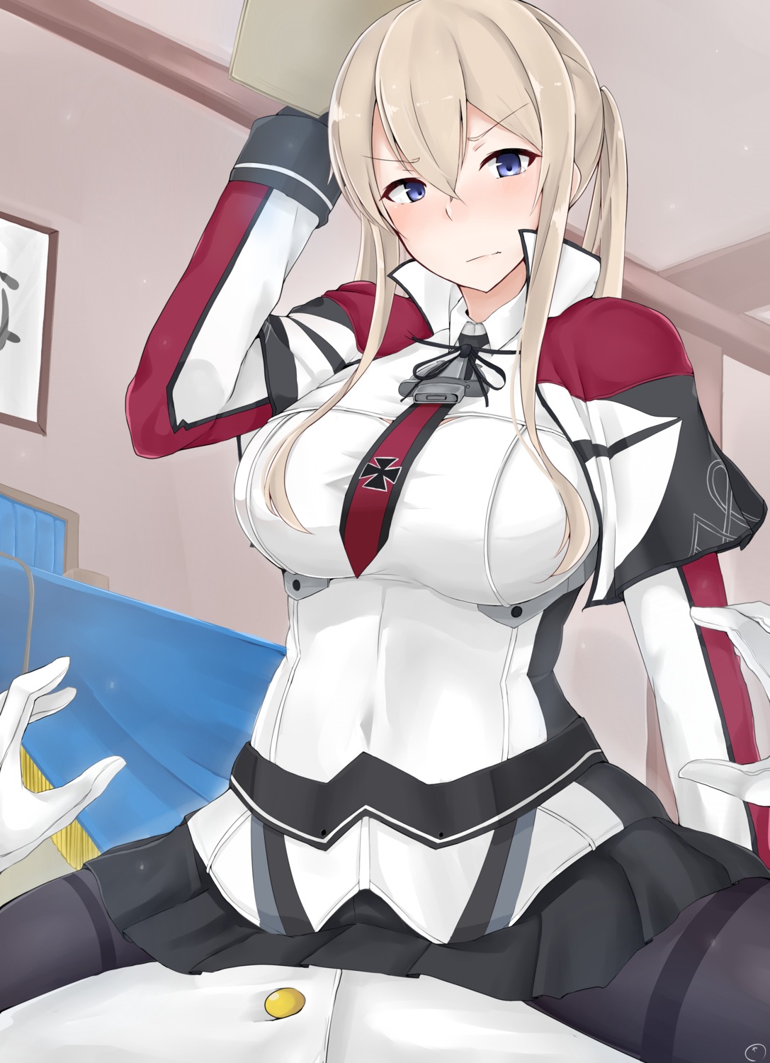 graf_zeppelin_(kancolle), kantai_collection, maruya1006, pantyhose, uniform