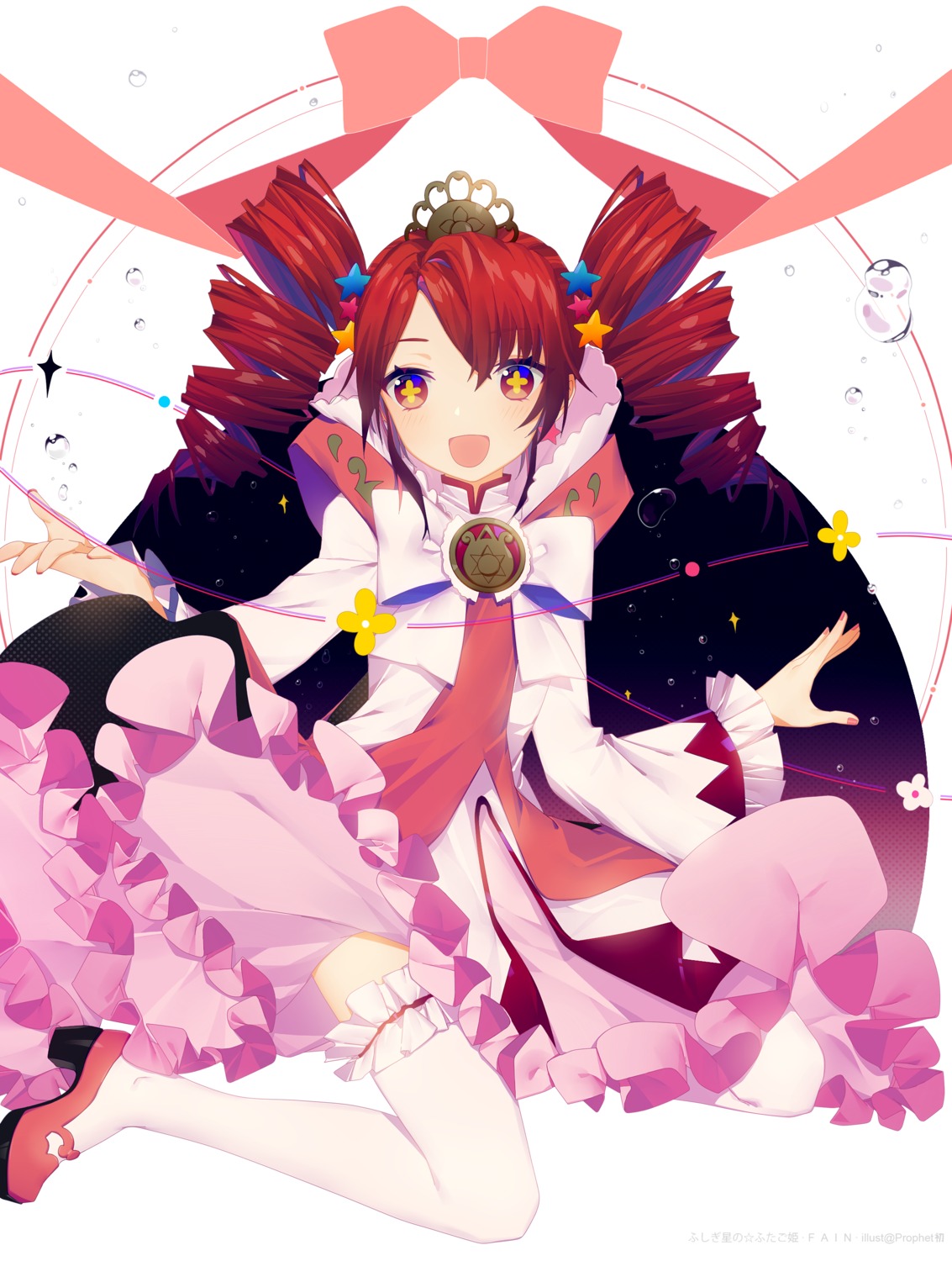 dress, fine, fushigiboshi_no_futago_hime, heels, prophet_chu, thighhighs