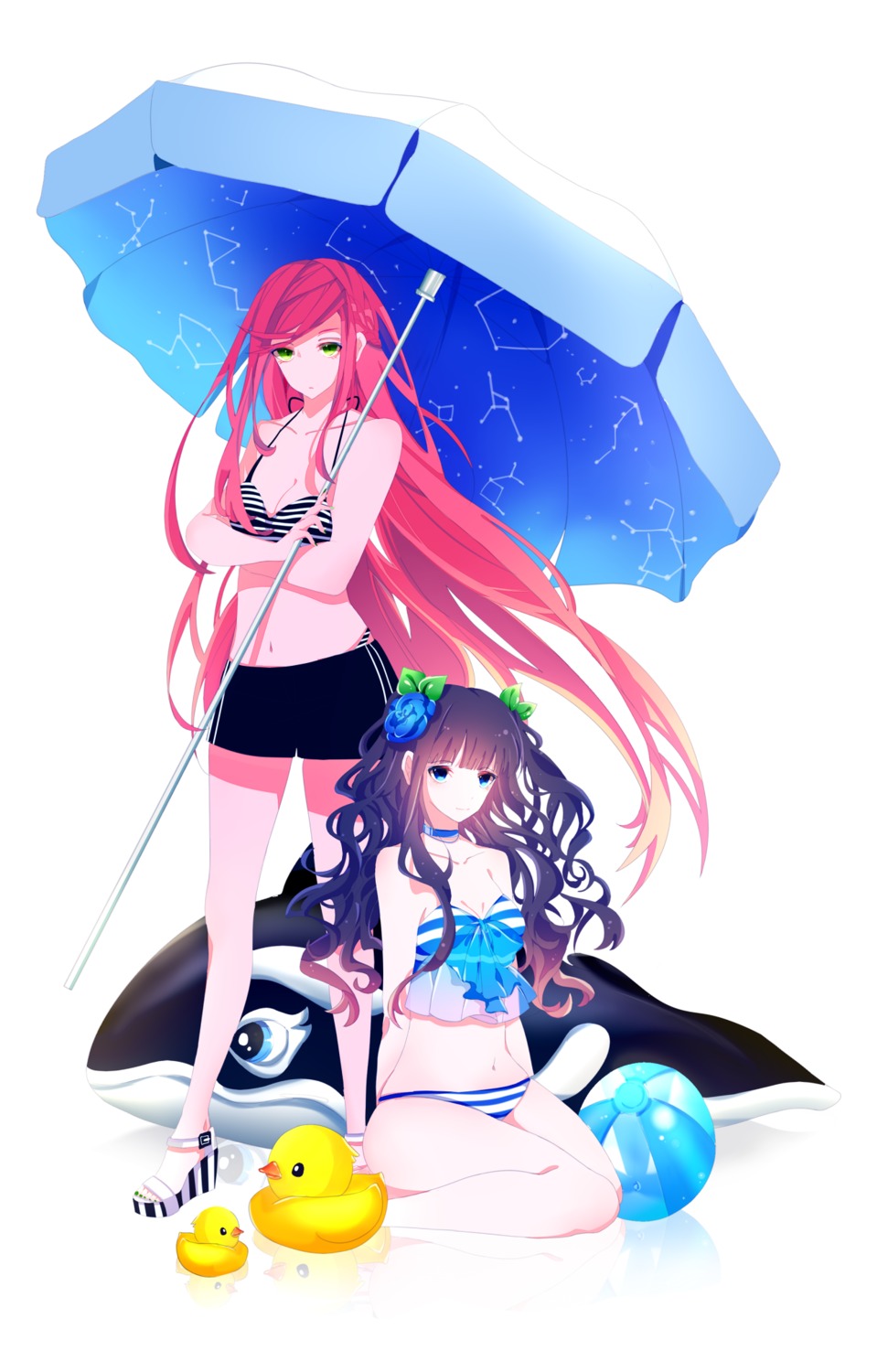 bikini, bikini_top, cleavage, heels, runia, swimsuits