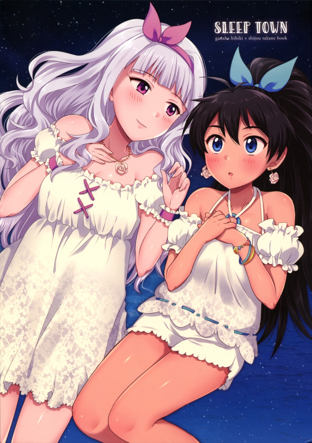 beer_star, dress, ganaha_hibiki, healing, shijou_takane, the_idolm@ster