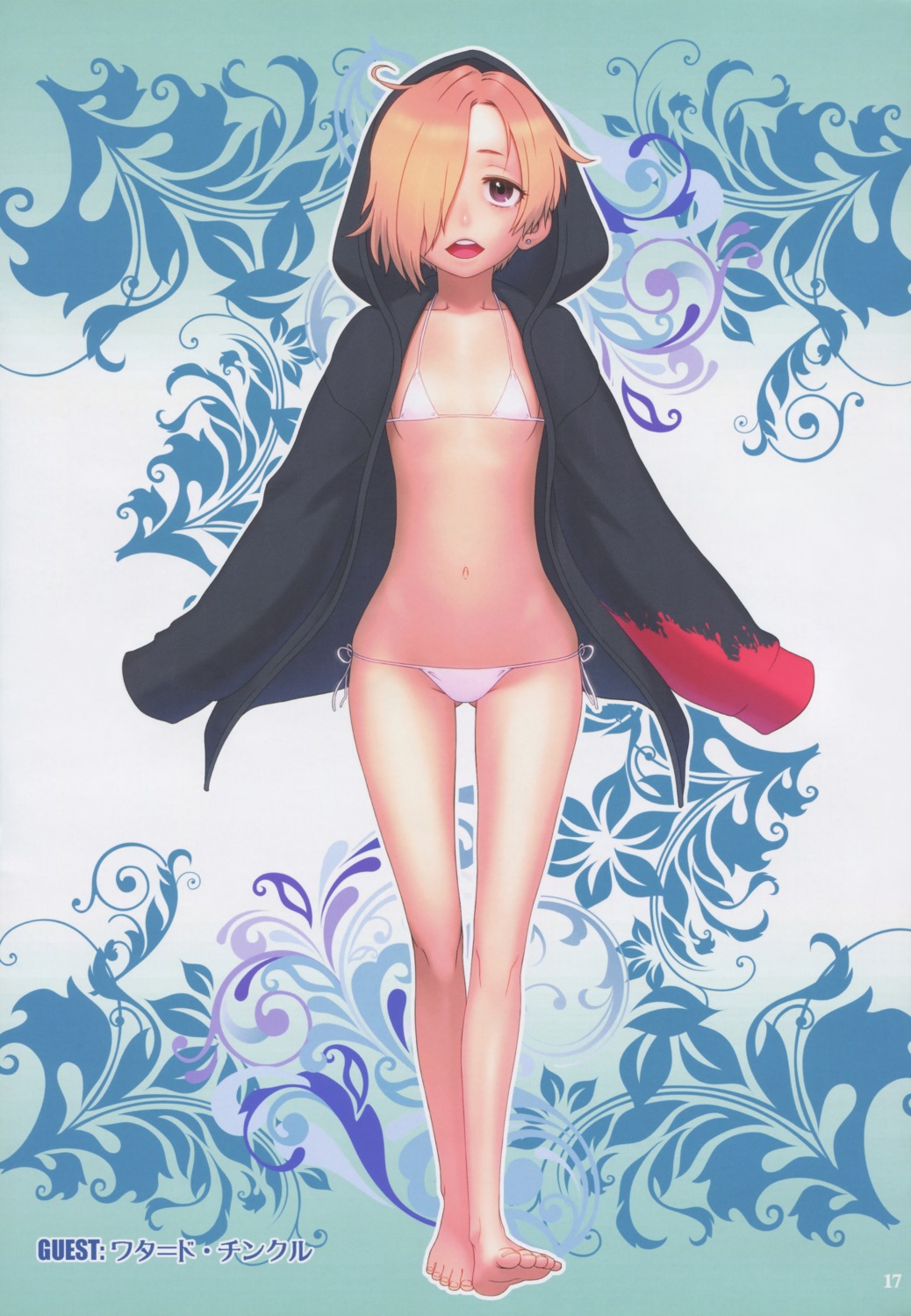 bikini, decoppachi, open_shirt, screening, shirasaka_koume, swimsuits, tagme, the_idolm@ster