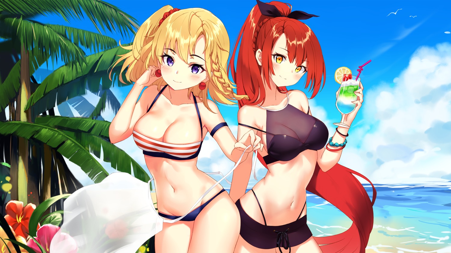 bai_banca, bikini, cleavage, see_through, swimsuits, wallpaper