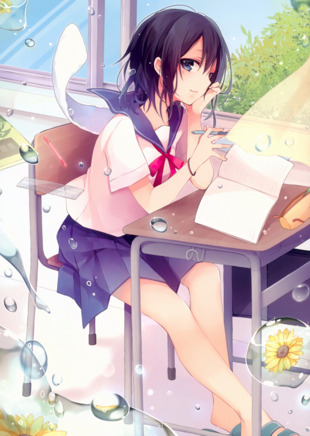 kuroi_(liar-player), nagomiya-san, seifuku