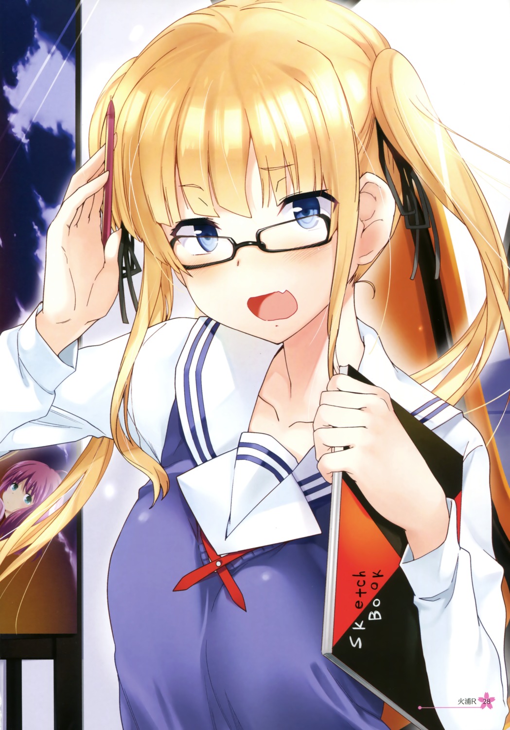 hiura_r, megane, saenai_heroine_no_sodatekata, sawamura_spencer_eriri, seifuku
