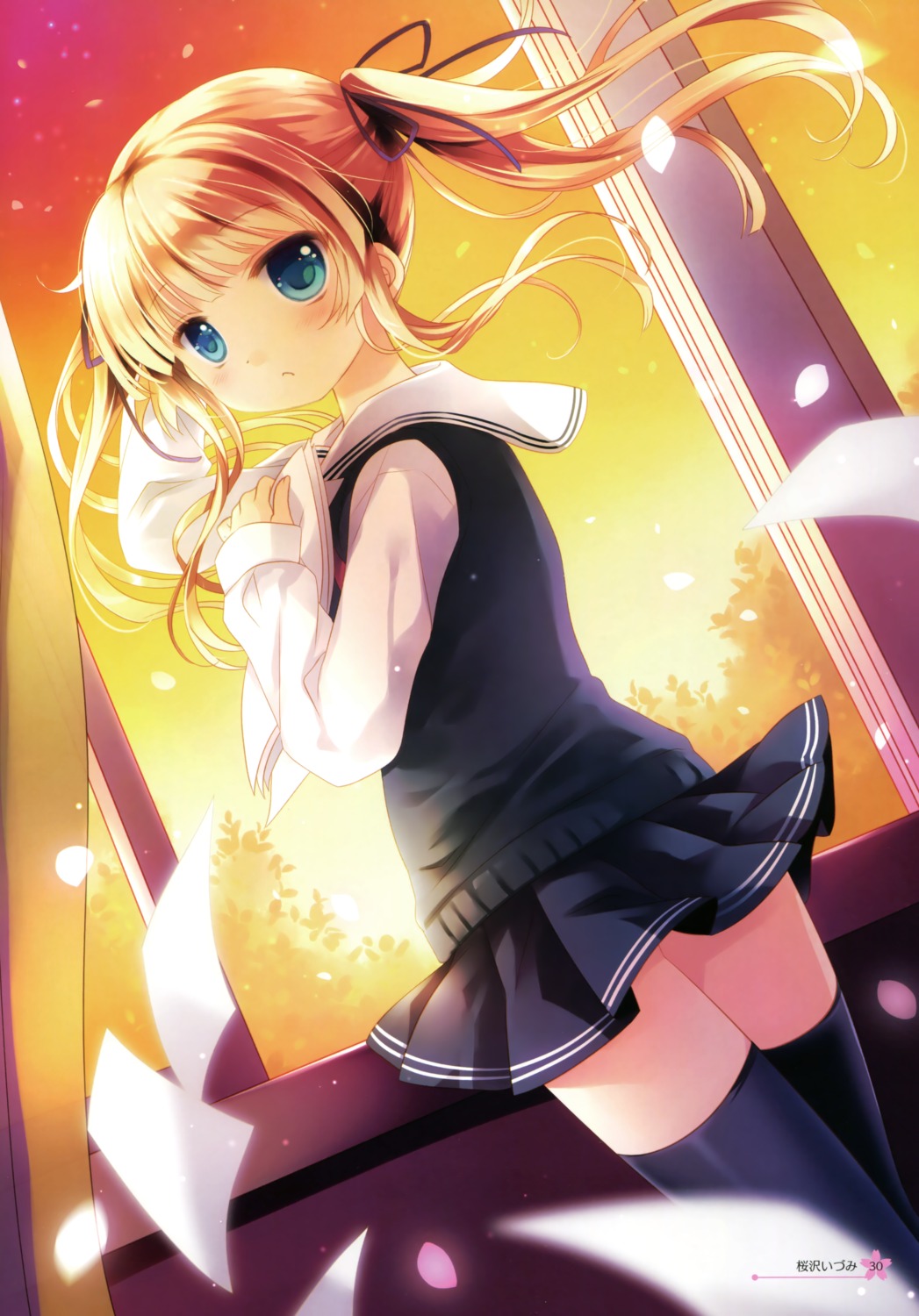 saenai_heroine_no_sodatekata, sakurazawa_izumi, sawamura_spencer_eriri, seifuku, thighhighs