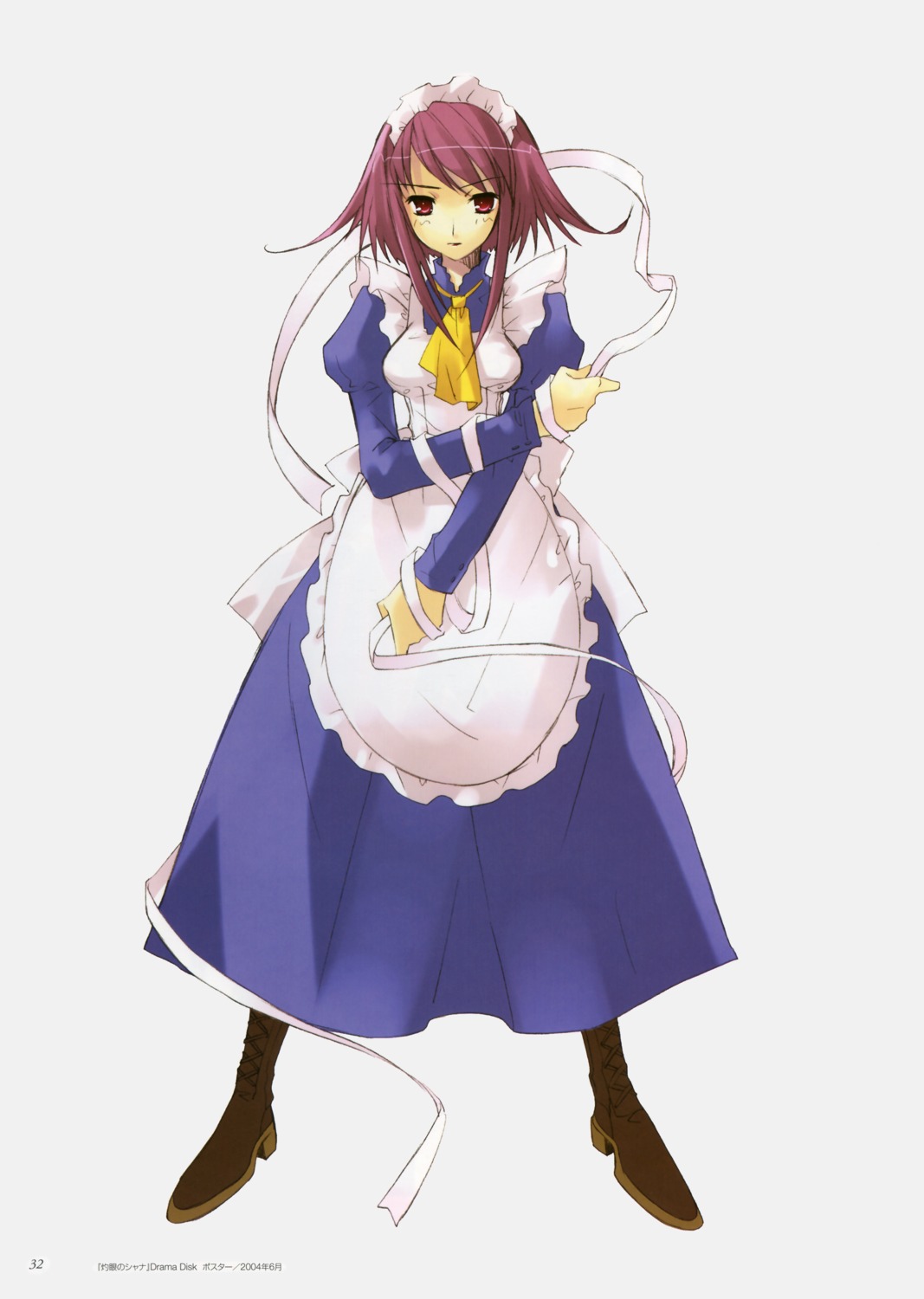 ito_noizi, maid, shakugan_no_shana, wilhelmina_carmel