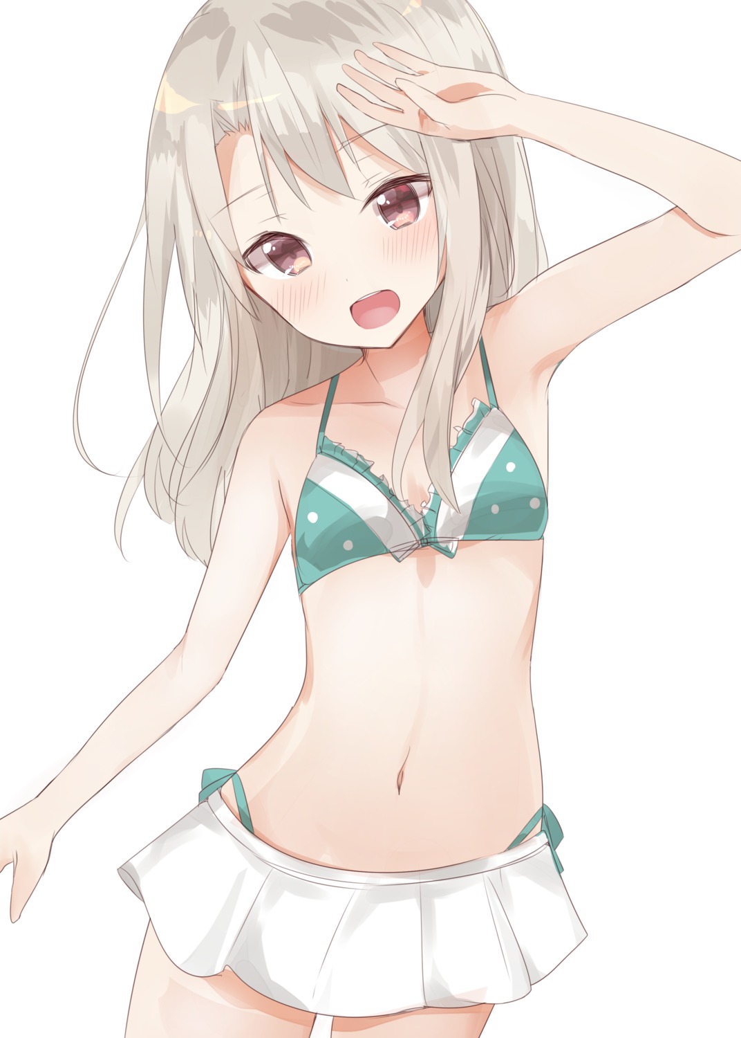 bikini, cleavage, fate/kaleid_liner_prisma_illya, fate/stay_night, illyasviel_von_einzbern, natsu_(sinker8c), swimsuits
