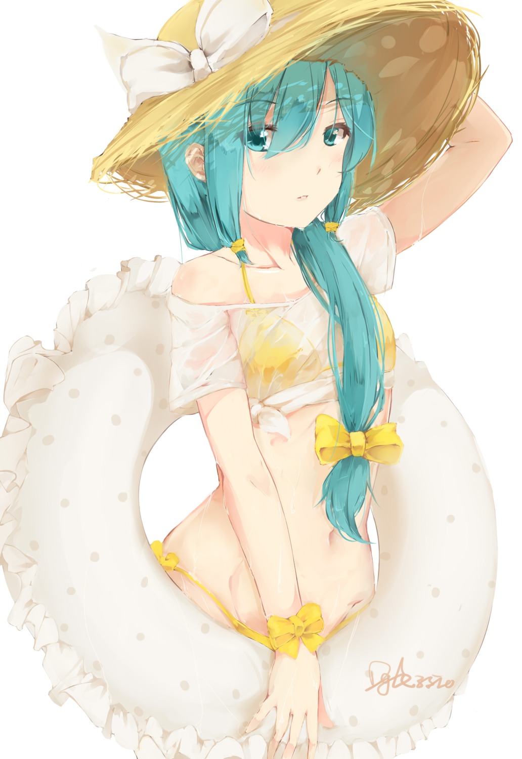bikini, dgle3370, see_through, swimsuits, wet, wet_clothes