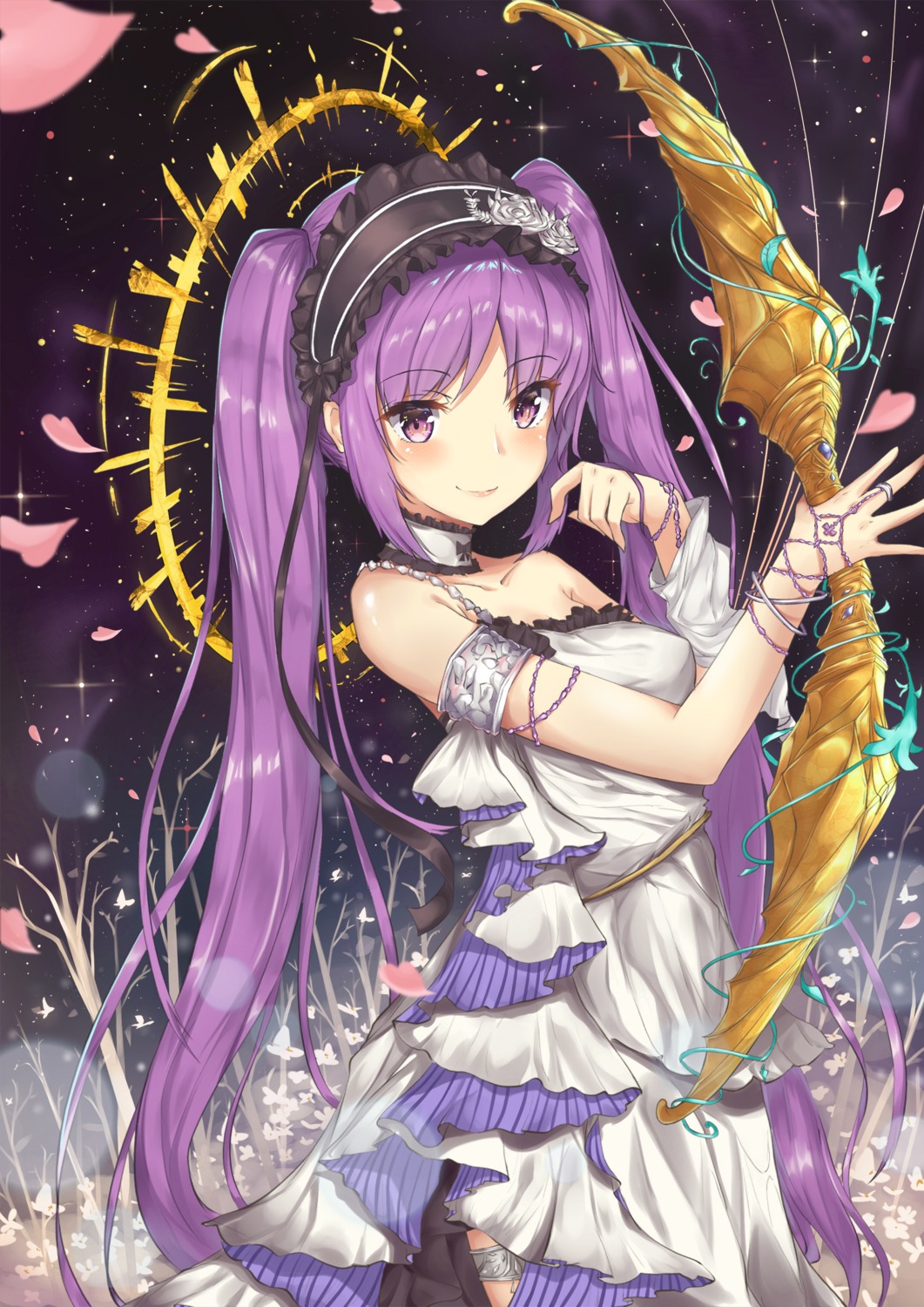dress, euryale, fate/grand_order, fate/hollow_ataraxia, fate/stay_night, garter, konata_(knt_banri), weapon