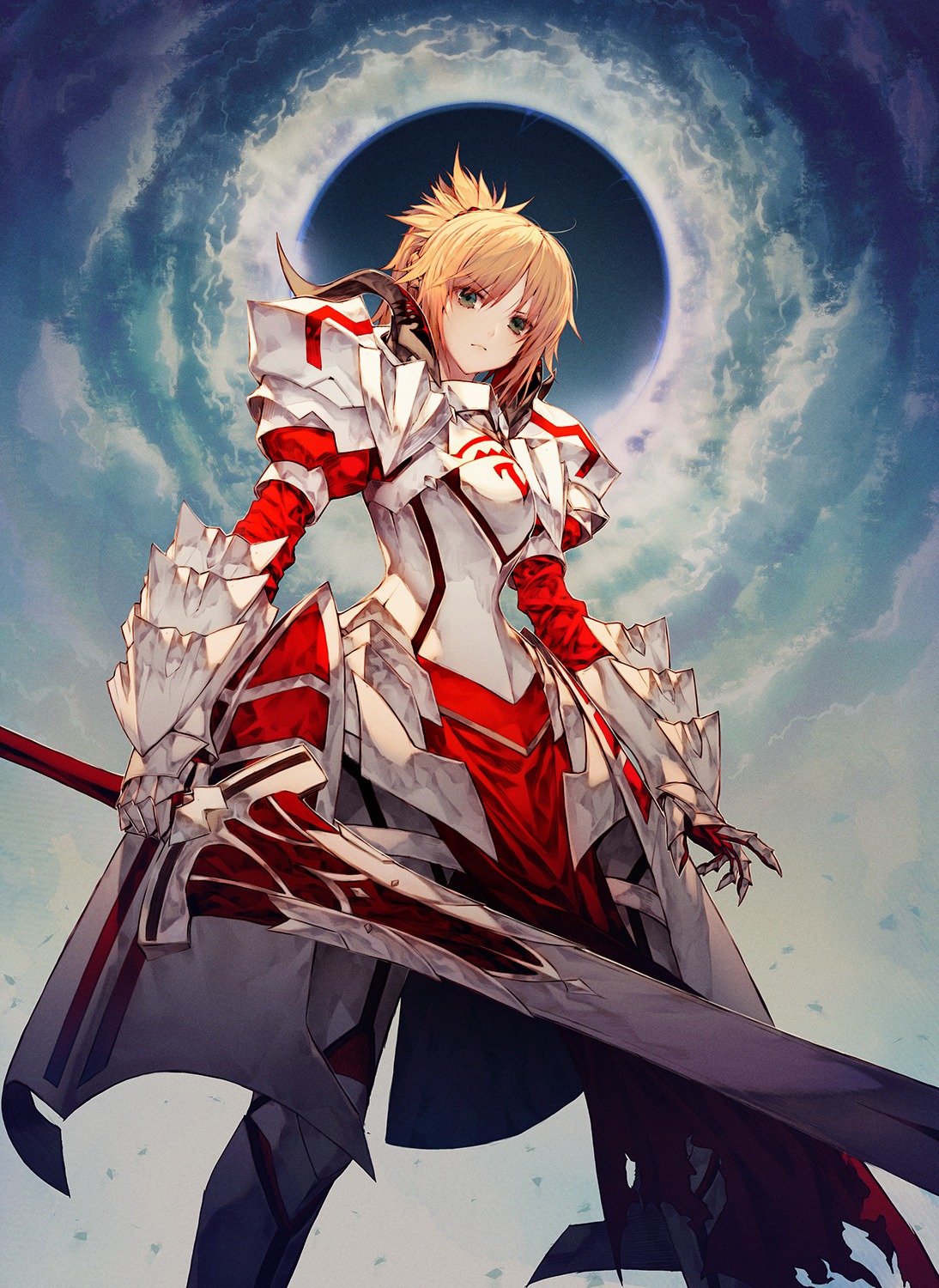 armor, fate/apocrypha, fate/grand_order, fate/stay_night, mordred_(fate), sword, wanke