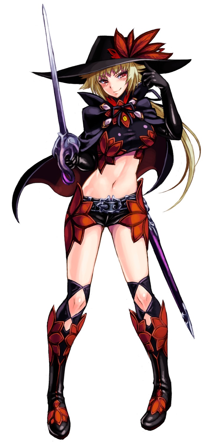 kenkou_cross, monster_girl, sword