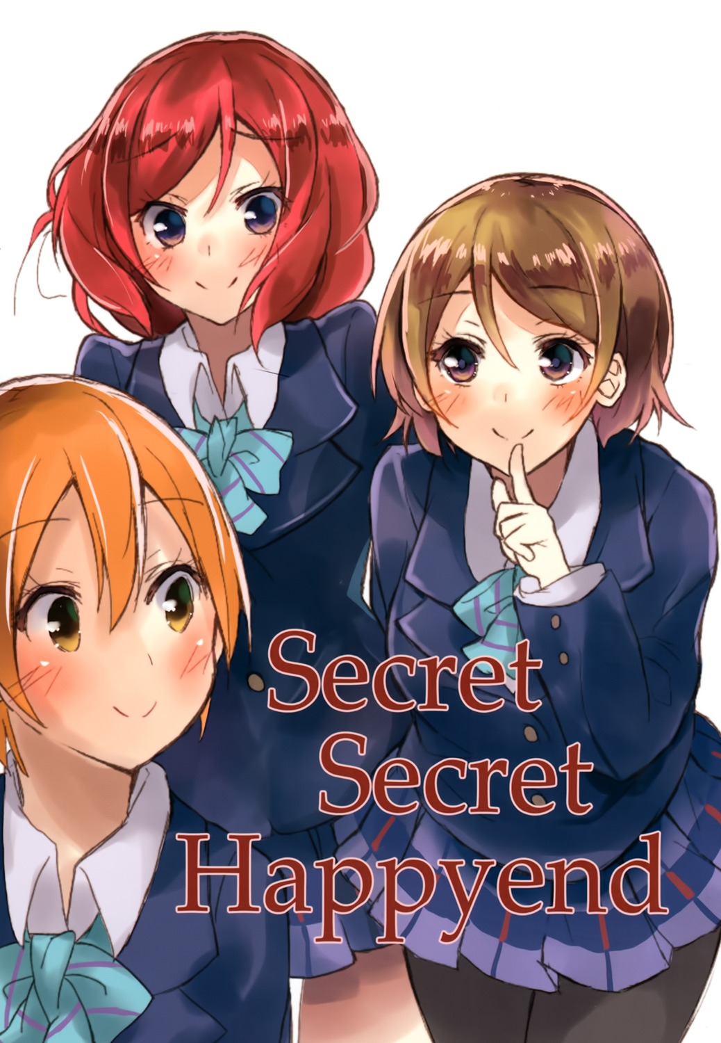 hoshizora_rin, koizumi_hanayo, love_live!, love_live!_(series), nishikino_maki, pantyhose, seifuku, ultone_(neisiss)
