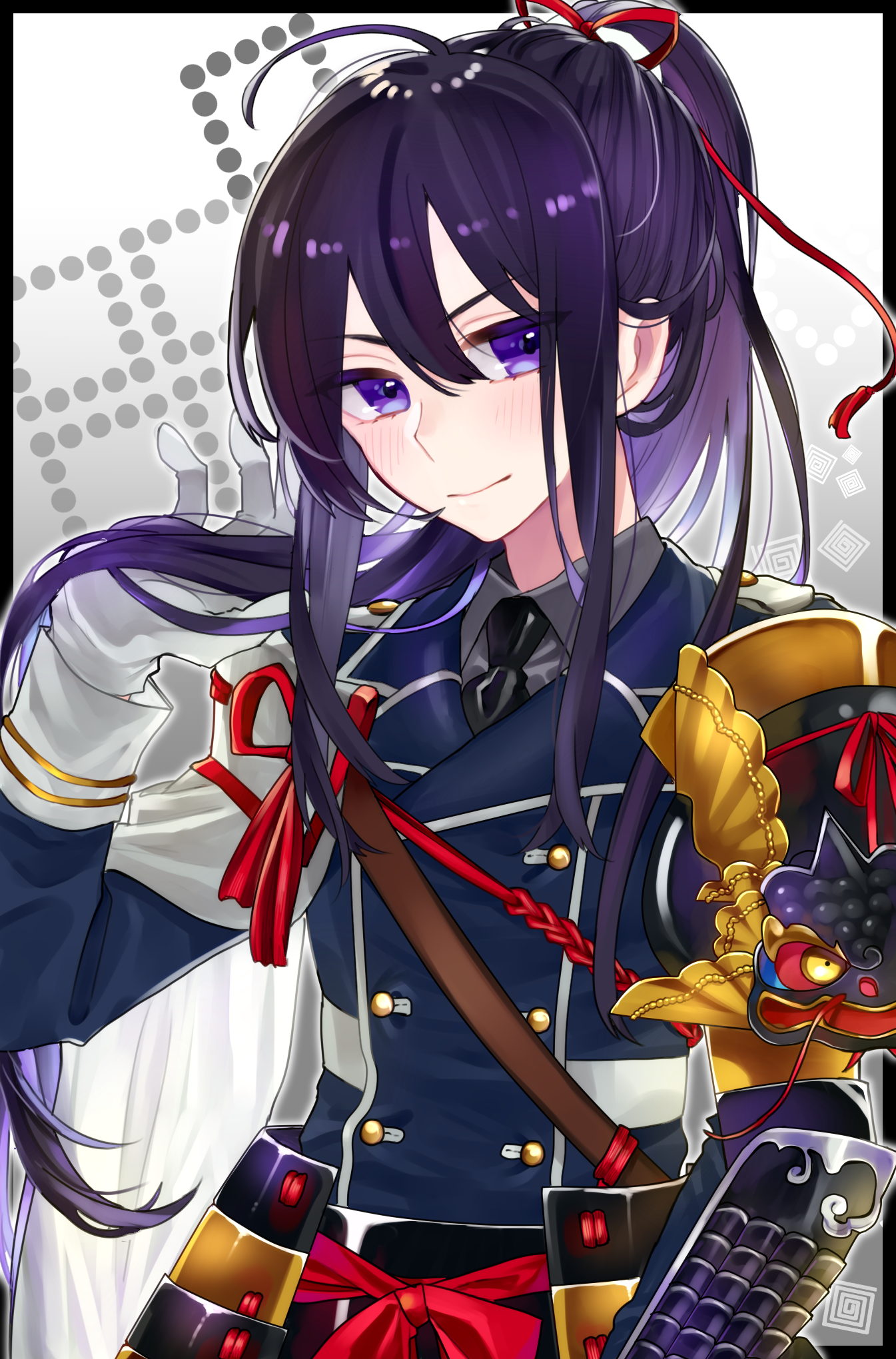 asuma_(hanezu), male, namazuo_toushirou, touken_ranbu, uniform