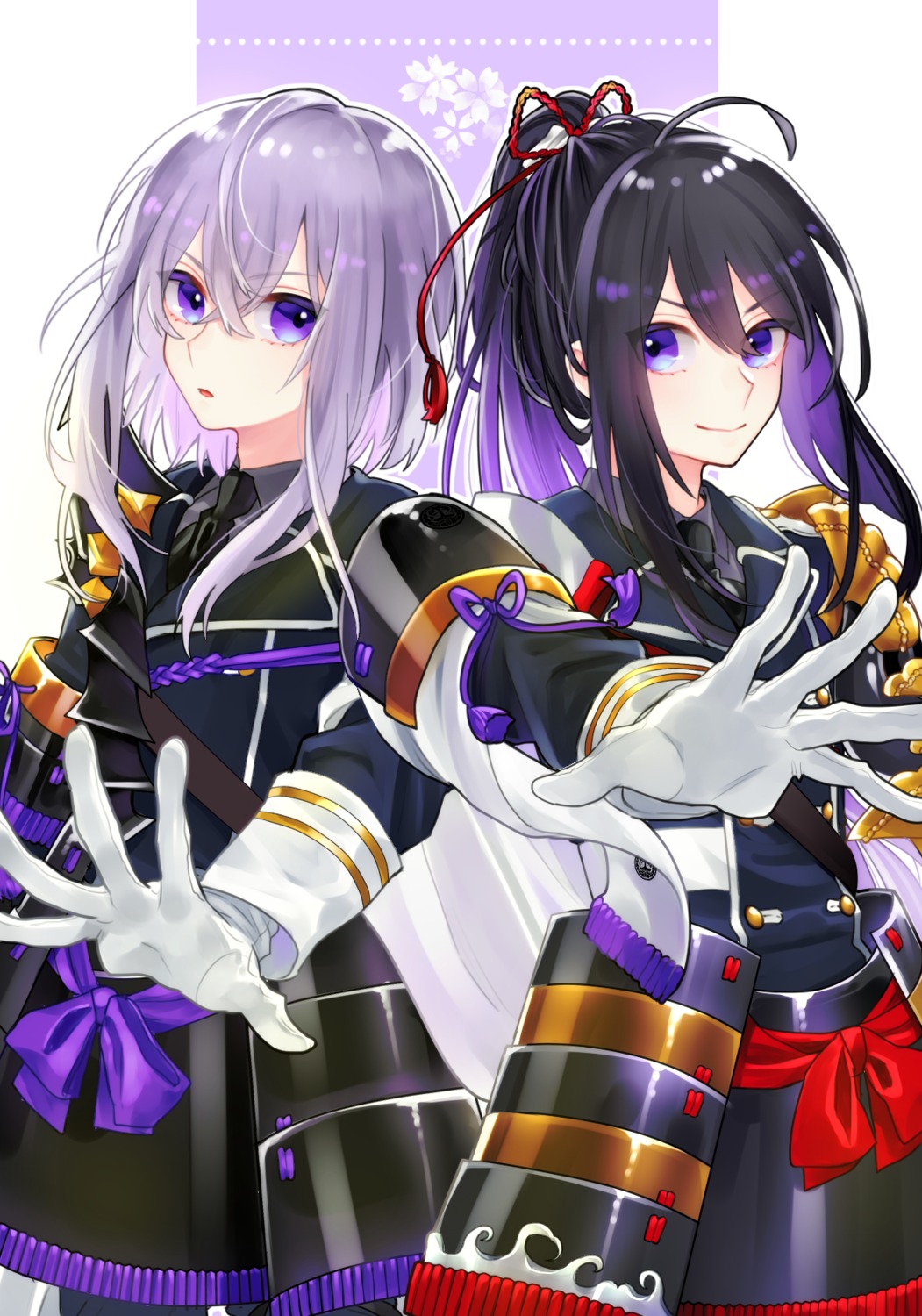 asuma_(hanezu), honebami_toushirou, male, namazuo_toushirou, touken_ranbu, uniform