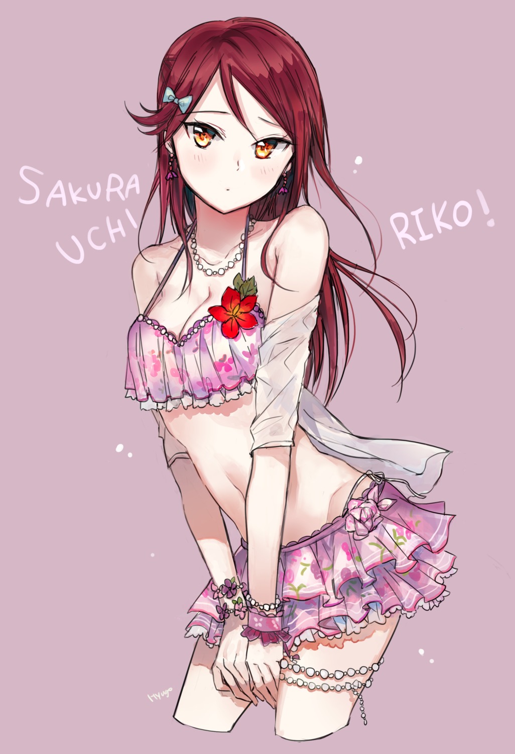 cleavage, hyugo, love_live!_(series), love_live!_sunshine!!, sakurauchi_riko