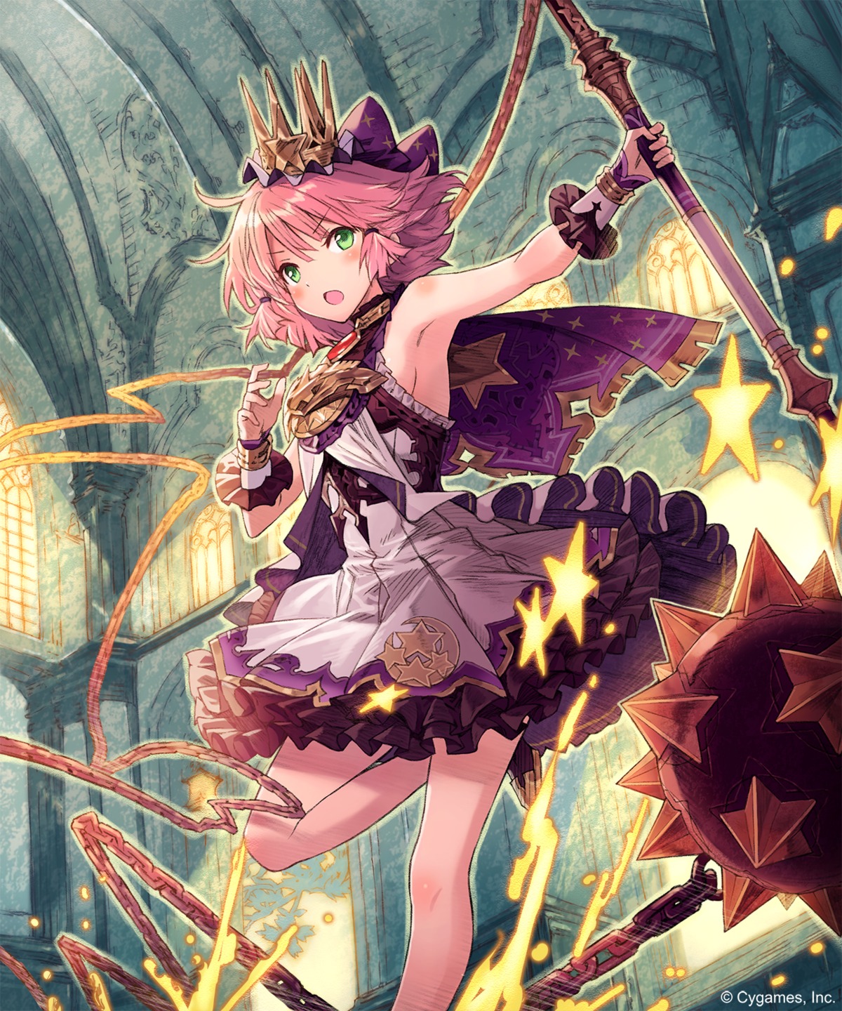 dress, ezusuke, shingeki_no_bahamut, weapon