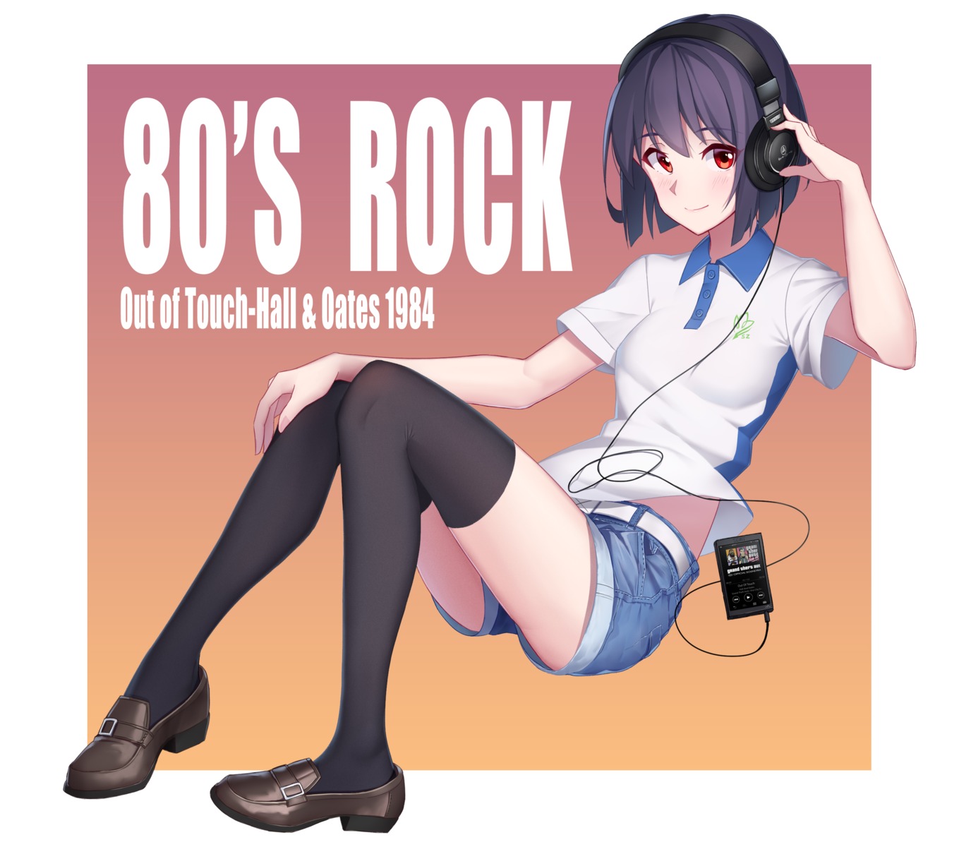 arnold-s, headphones, thighhighs