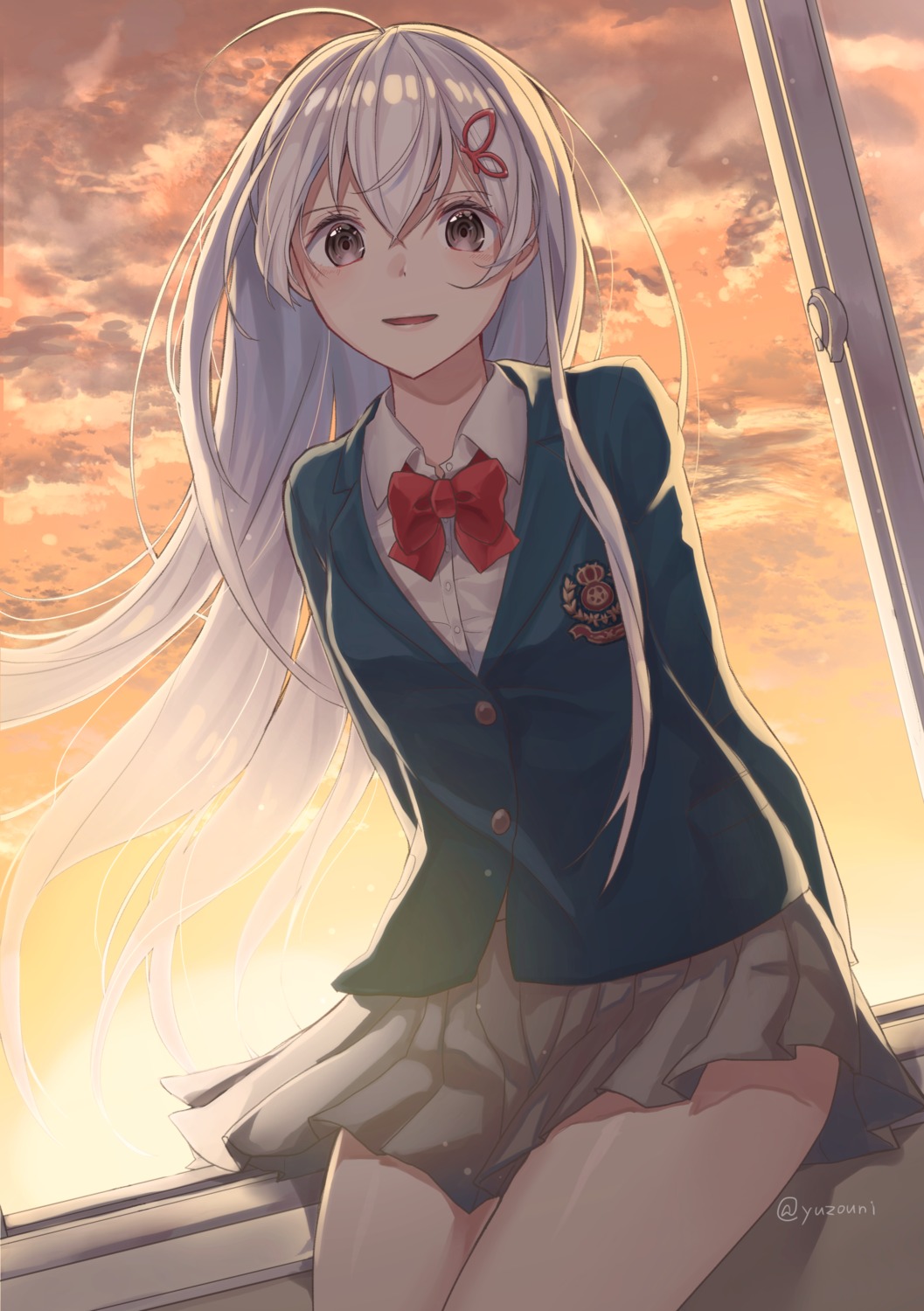 echidna_(re_zero), re:zero_kara_hajimeru_isekai_seikatsu, seifuku, yuzouni