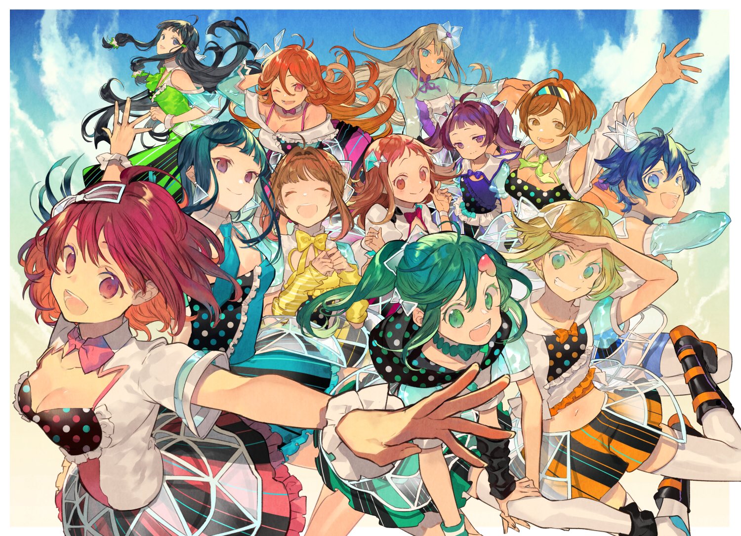 alessandra_susu, cleavage, harumi_kajika, harumi_sawara, harumi_shinju, kamishiro_sui, kasukabe_haru, kuonji_shizuka