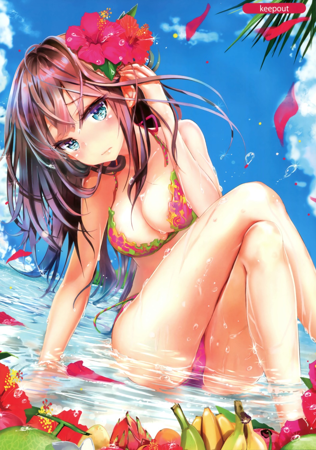 bikini, cleavage, keepout, swimsuits, wet