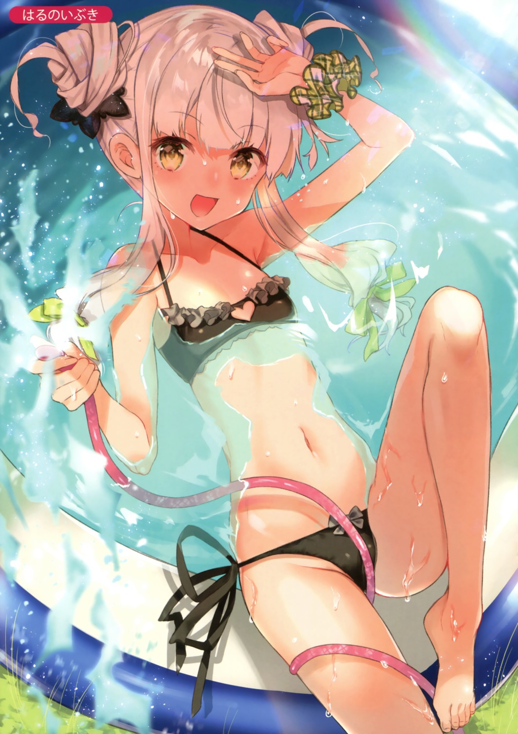 bikini, harunoibuki, swimsuits, wet