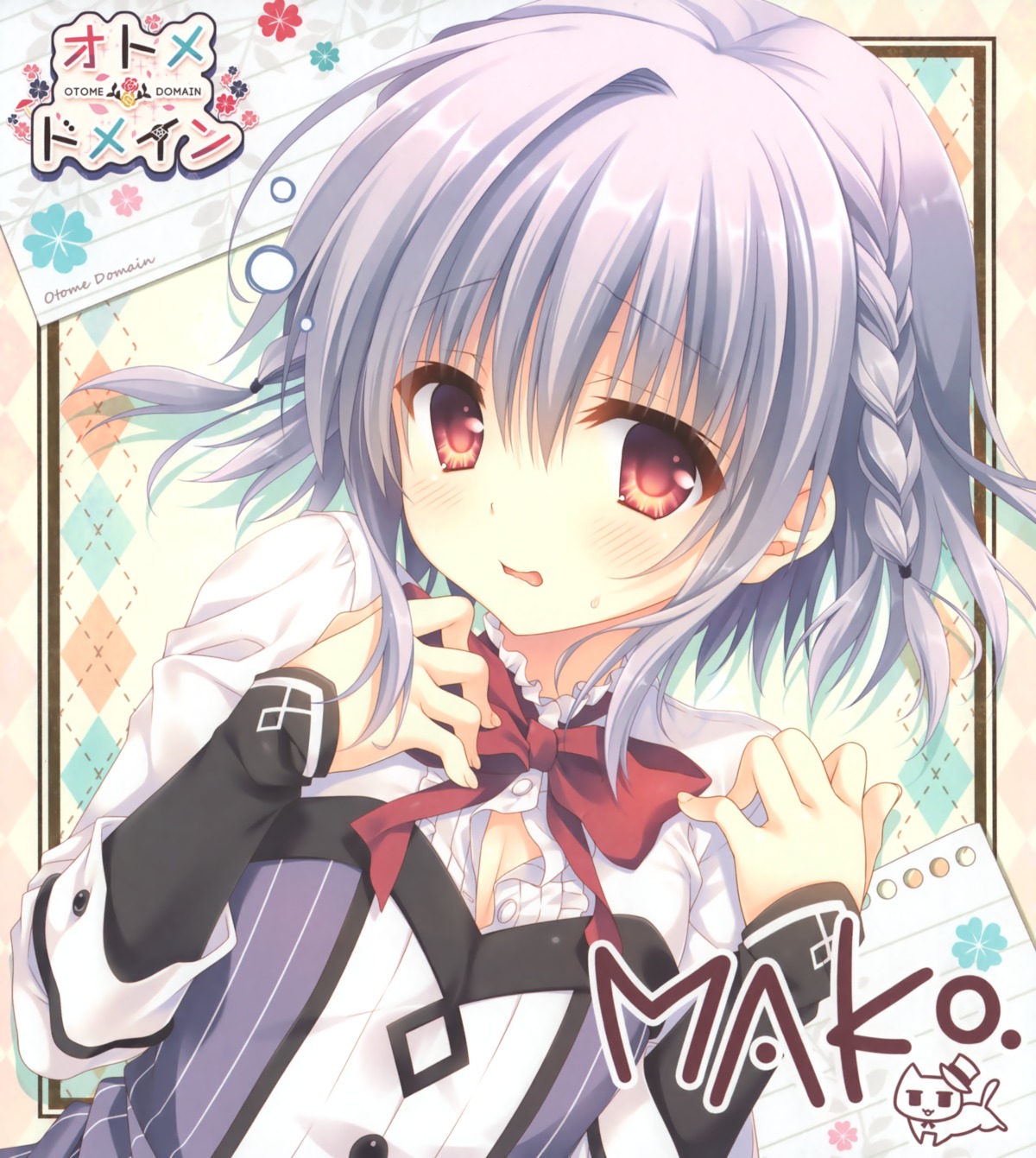 asuka_minato, autographed, otome_domain, palette_qualia, seifuku, tatekawa_mako, trap