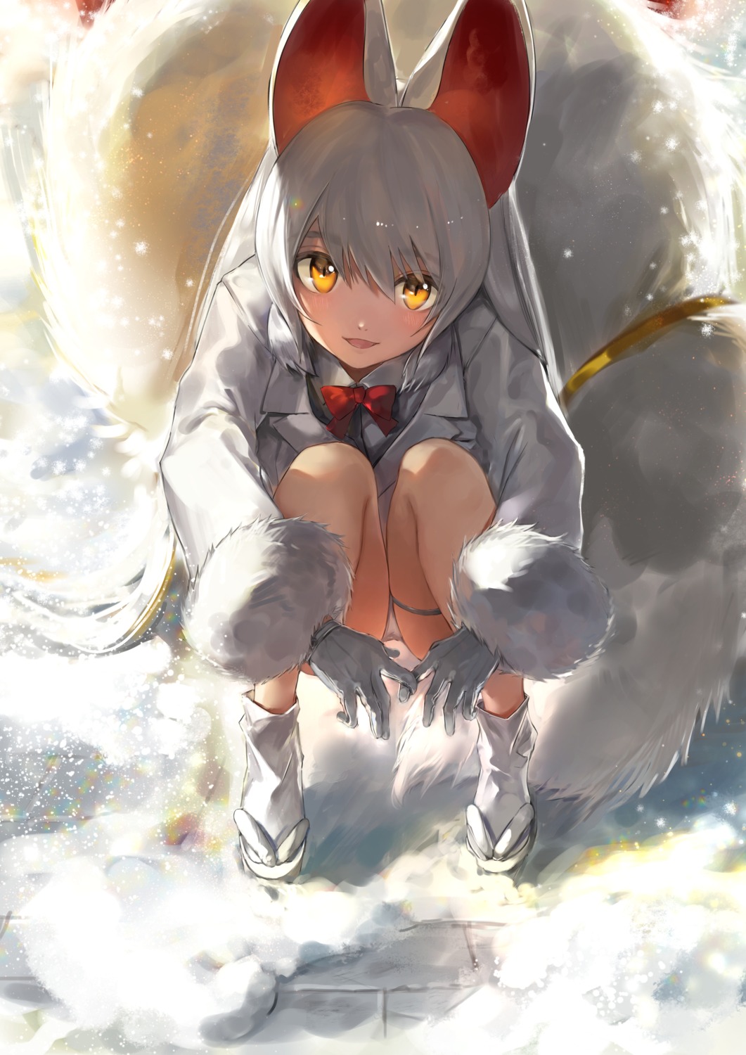 animal_ears, hojiro_(piko519), kemono_friends, oinari-sama_(kemono_friends), tail