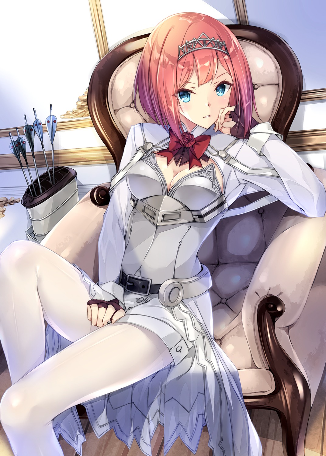 ark_royal_(kancolle), cleavage, kantai_collection, kobayashi_chisato, pantyhose