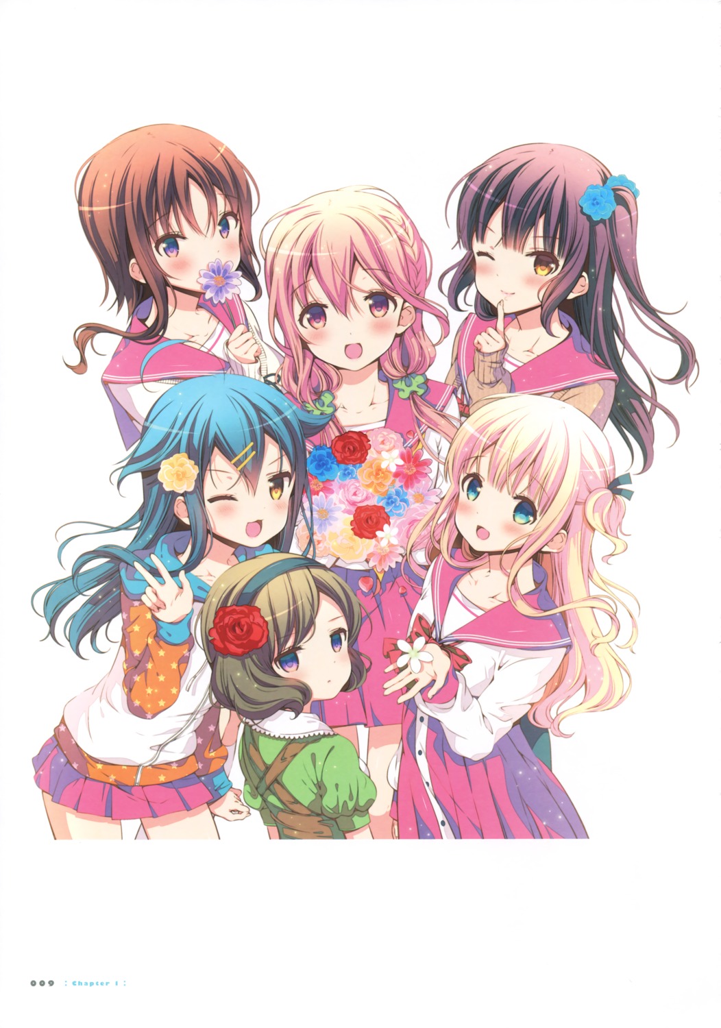 hagino_chiaki, hiiragi_mayuki, hinako_note, kuroyanagi_ruriko, mitsuki, nakajima_yua, natsukawa_kuina, sakuragi_hinako
