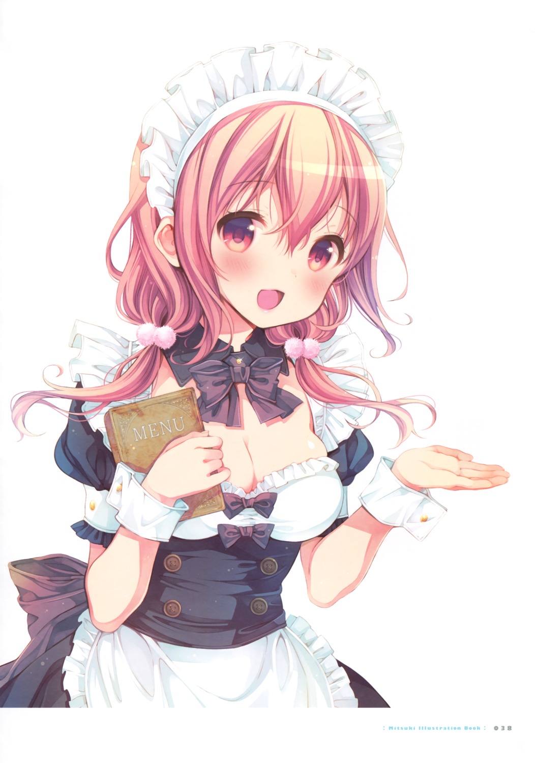 cleavage, hinako_note, maid, mitsuki, sakuragi_hinako, waitress