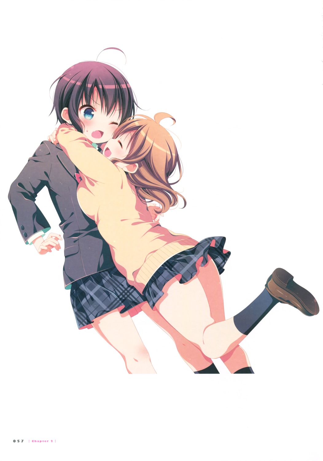 mitsuki, seifuku, sweater, watashi_no_tomodachi_ga_sekaiichi_kawaii