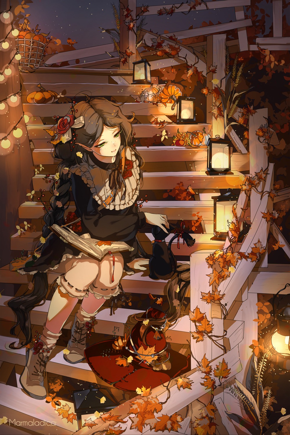 marmaladica, neko, pointy_ears
