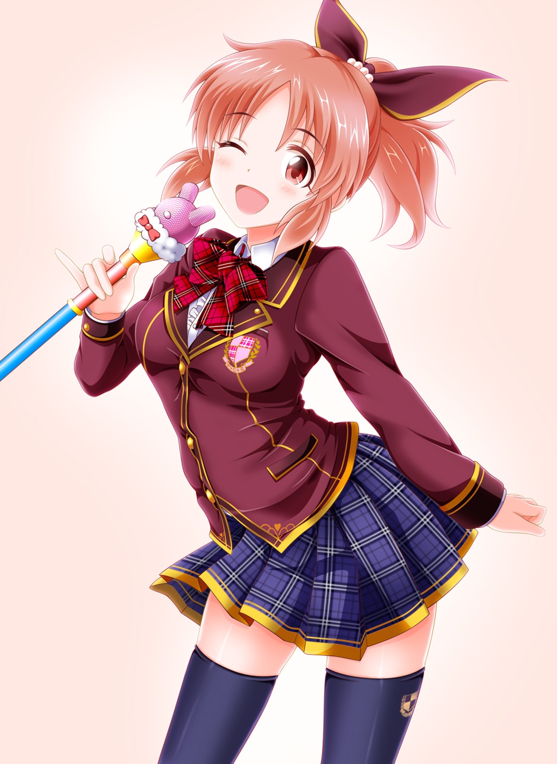 abe_nana, eva_16-gouki, seifuku, the_idolm@ster, the_idolm@ster_cinderella_girls, thighhighs