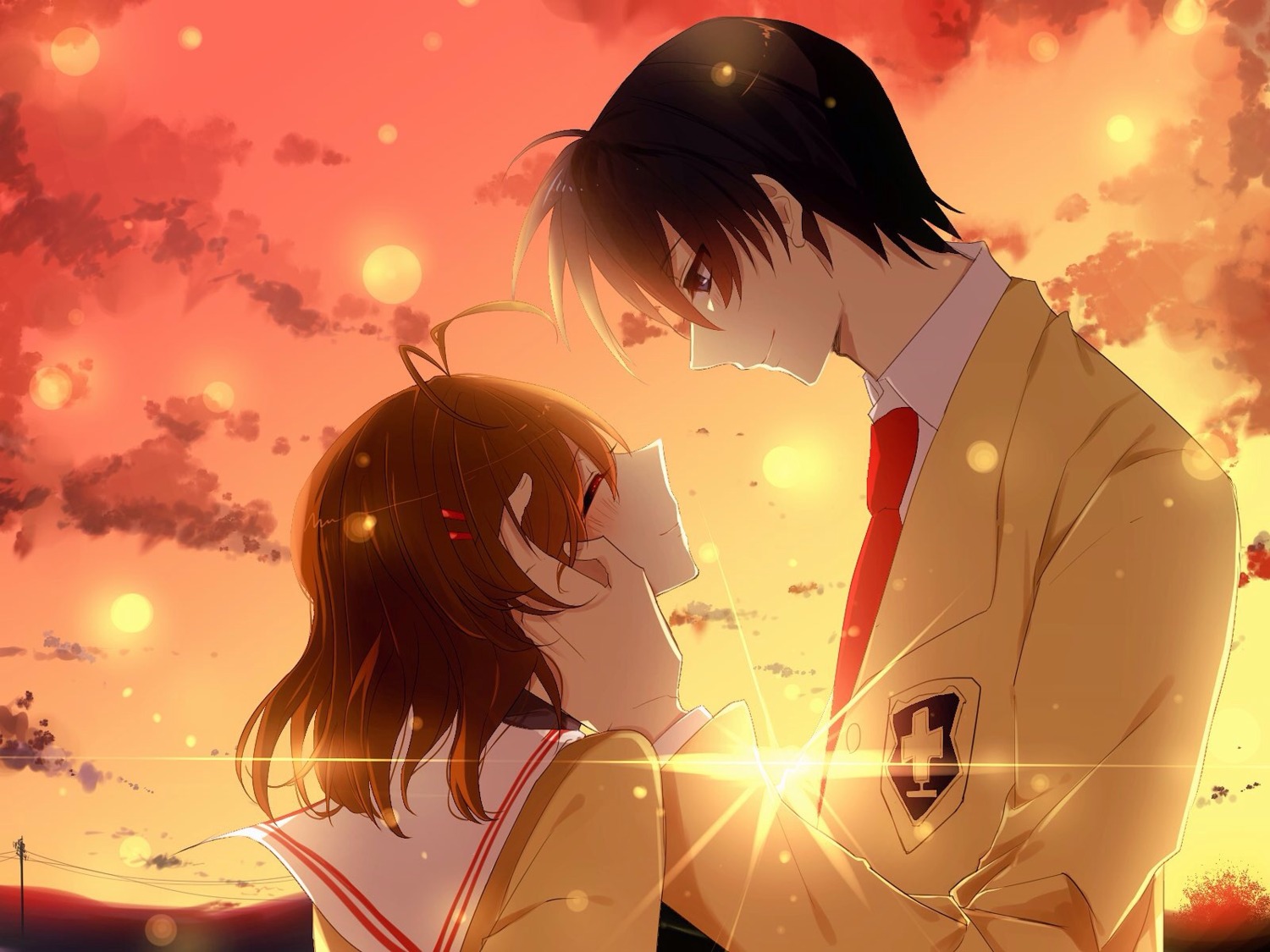 chunnkoromochi, clannad, furukawa_nagisa, okazaki_tomoya, seifuku