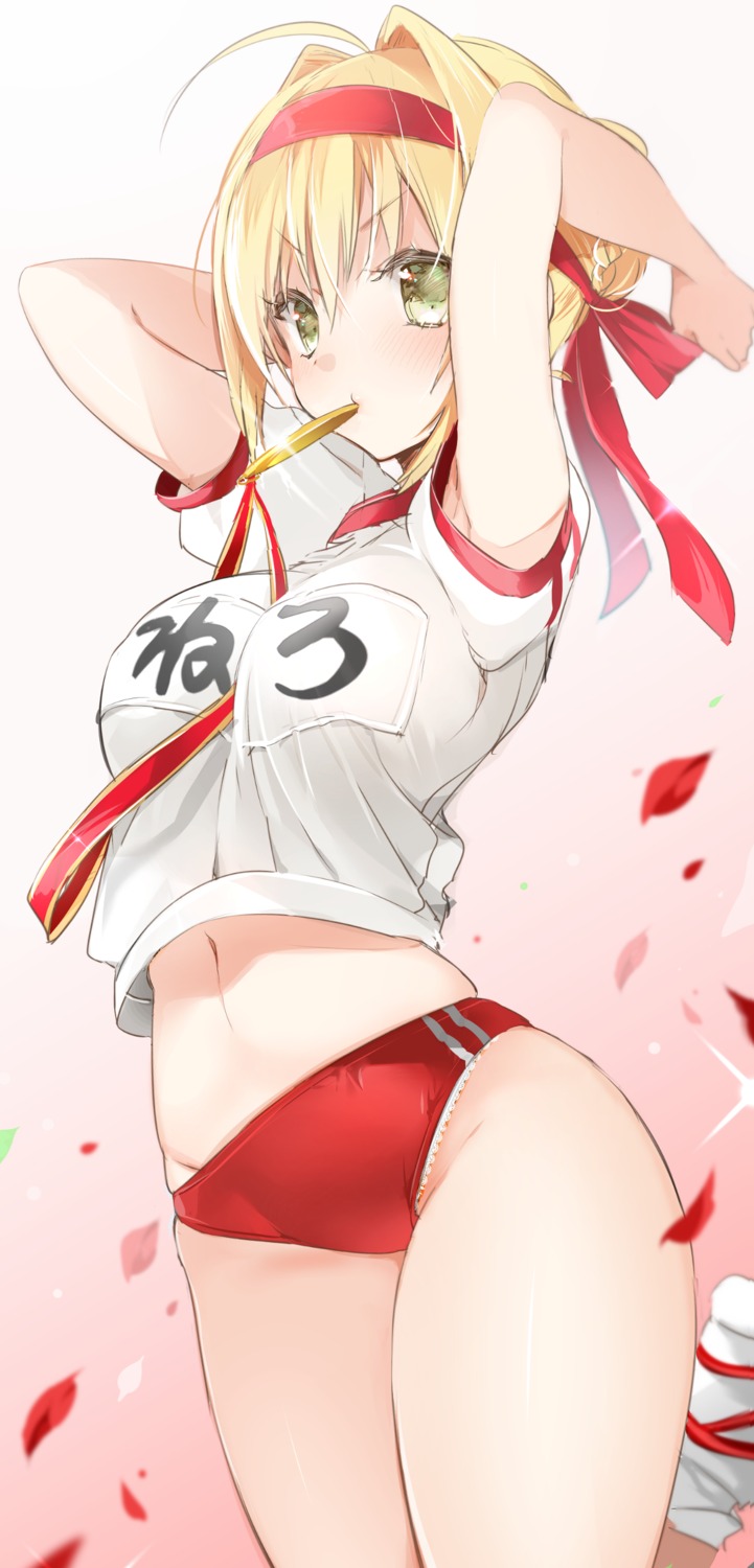buruma, fate/grand_order, gym_uniform, nero_claudius_(fate), pantsu, sino_(sionori)