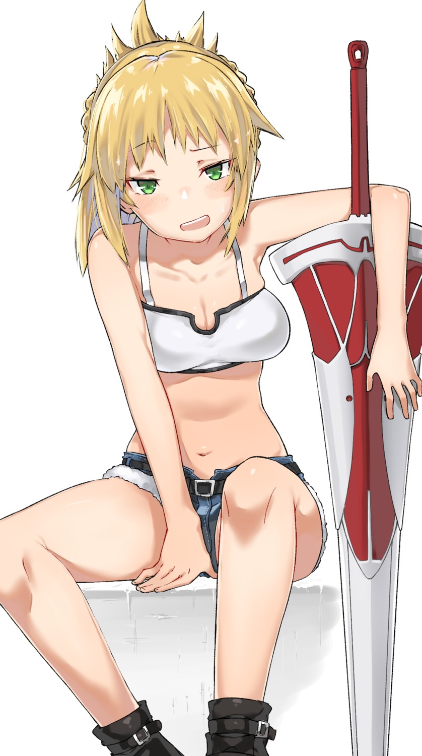 cleavage, fate/apocrypha, fate/grand_order, fate/stay_night, kei_(soundcross), mordred_(fate), sword