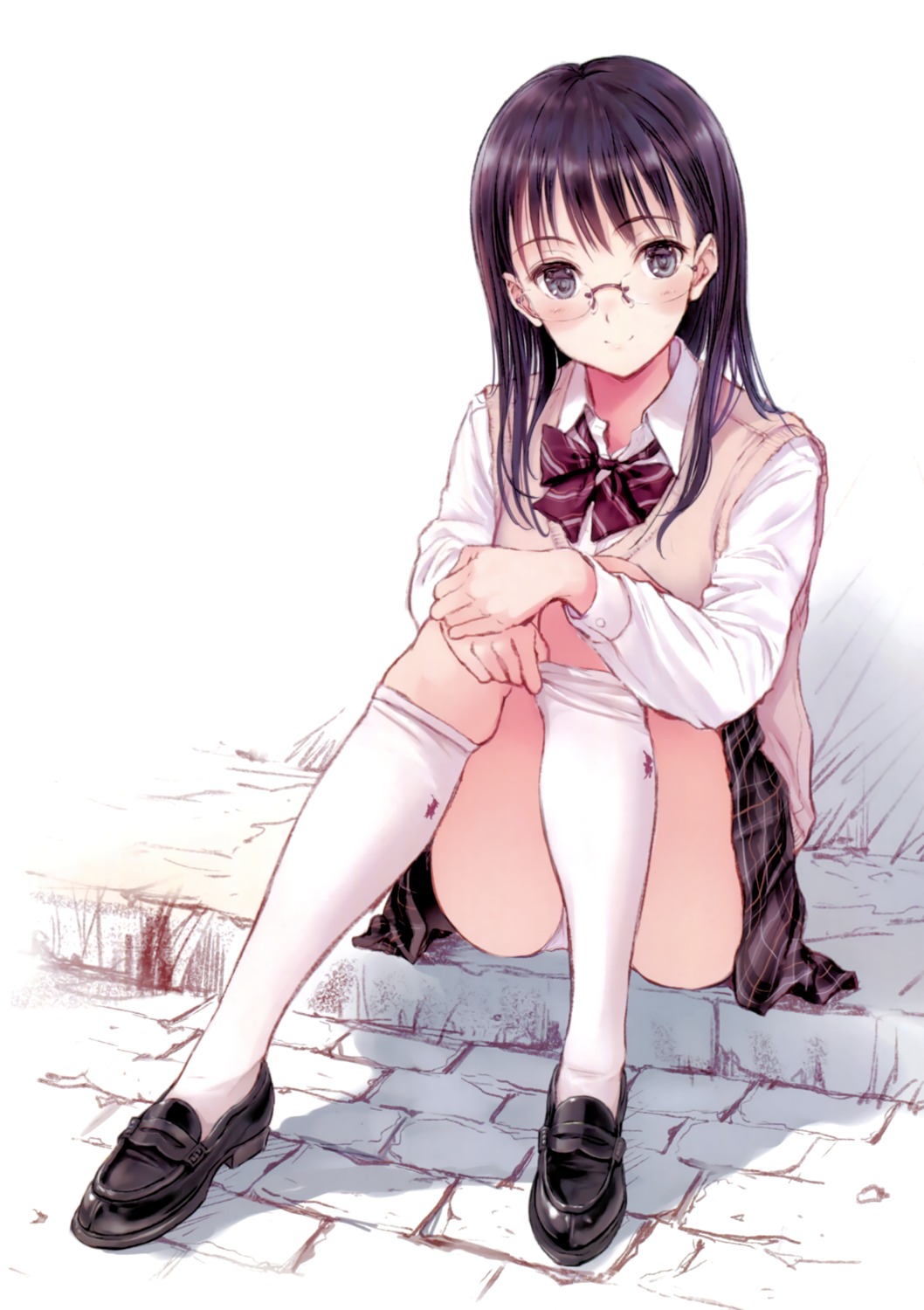 fujita_hidetoshi, megane, pantsu, seifuku, yume_no_kakera