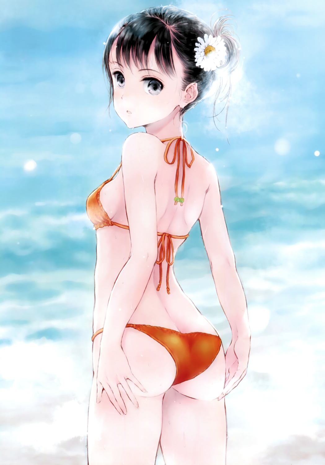 ass, bikini, fujita_hidetoshi, swimsuits, yume_no_kakera
