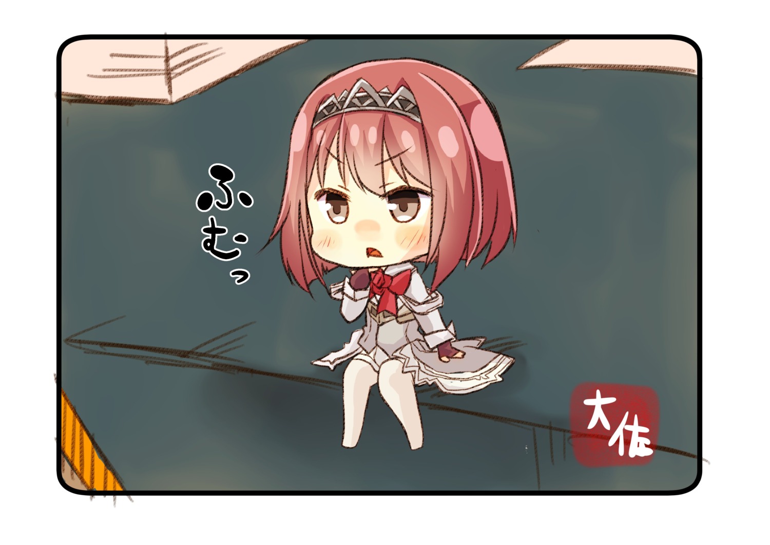 ark_royal_(kancolle), chibi, kantai_collection, taisa_(kari)