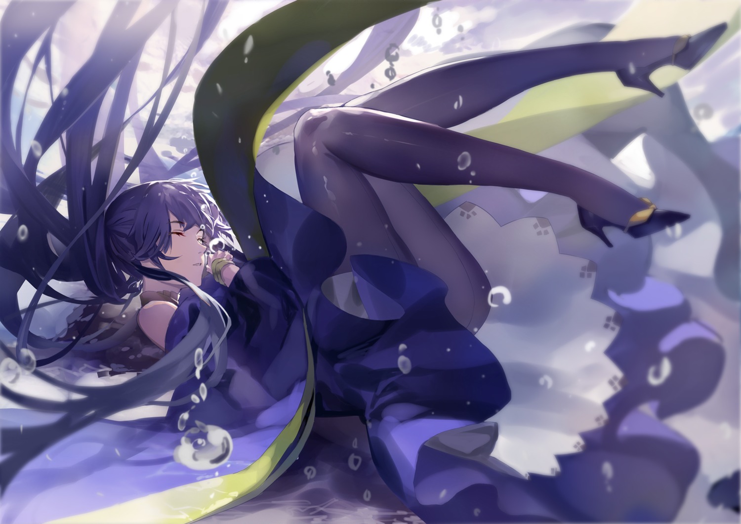dress, heels, miyazaki_byou, pantyhose, zhanjianshaonv
