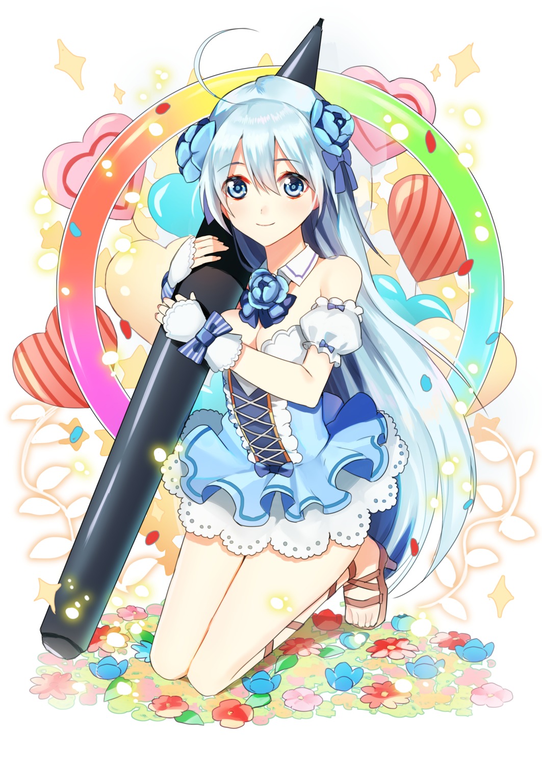 cleavage, derori, dress, heels, pixiv-tan