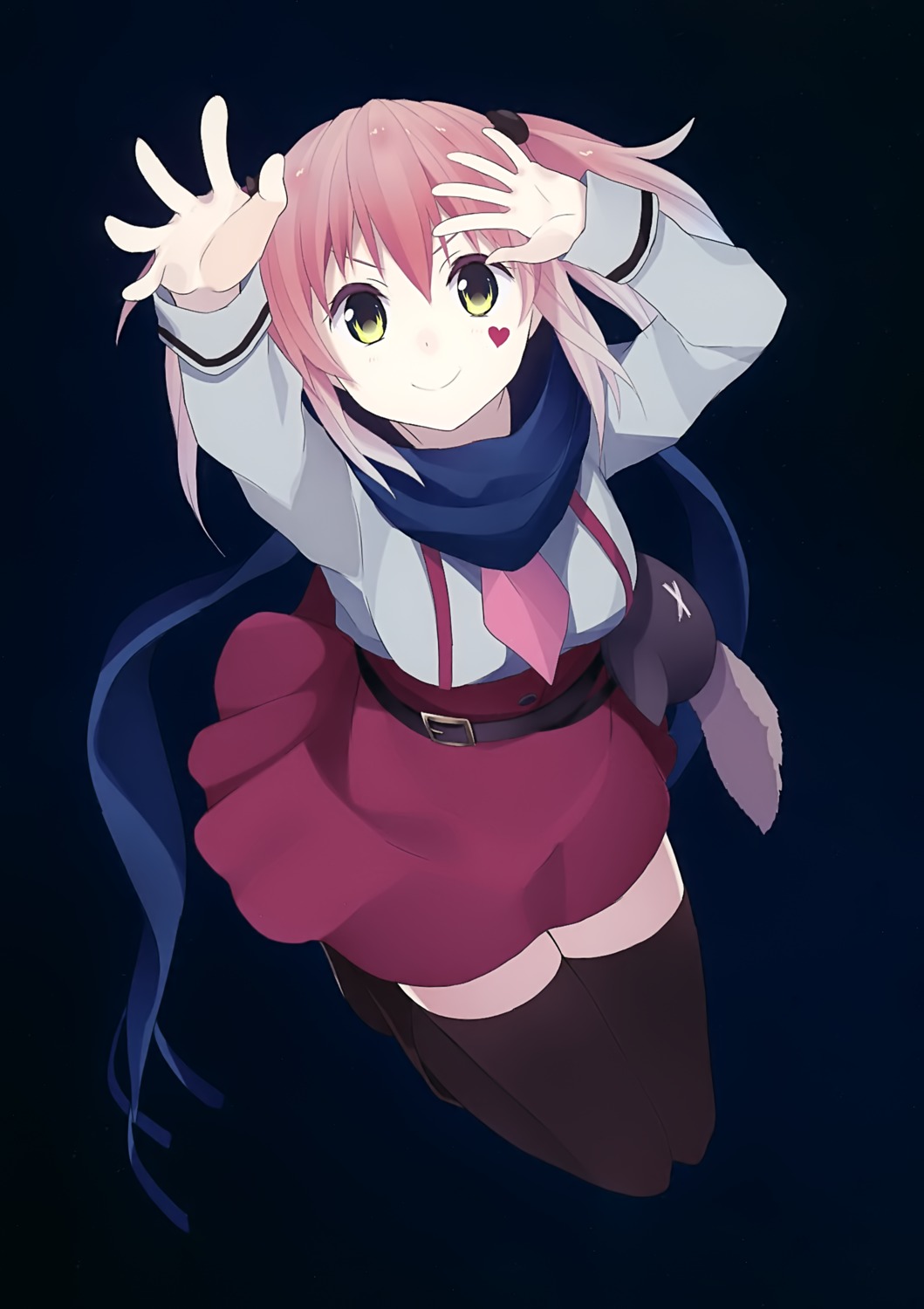 chuunibyou_demo_koi_ga_shitai!, dihydrogenmonoxid, itsui, shichimiya_satone, tattoo, thighhighs