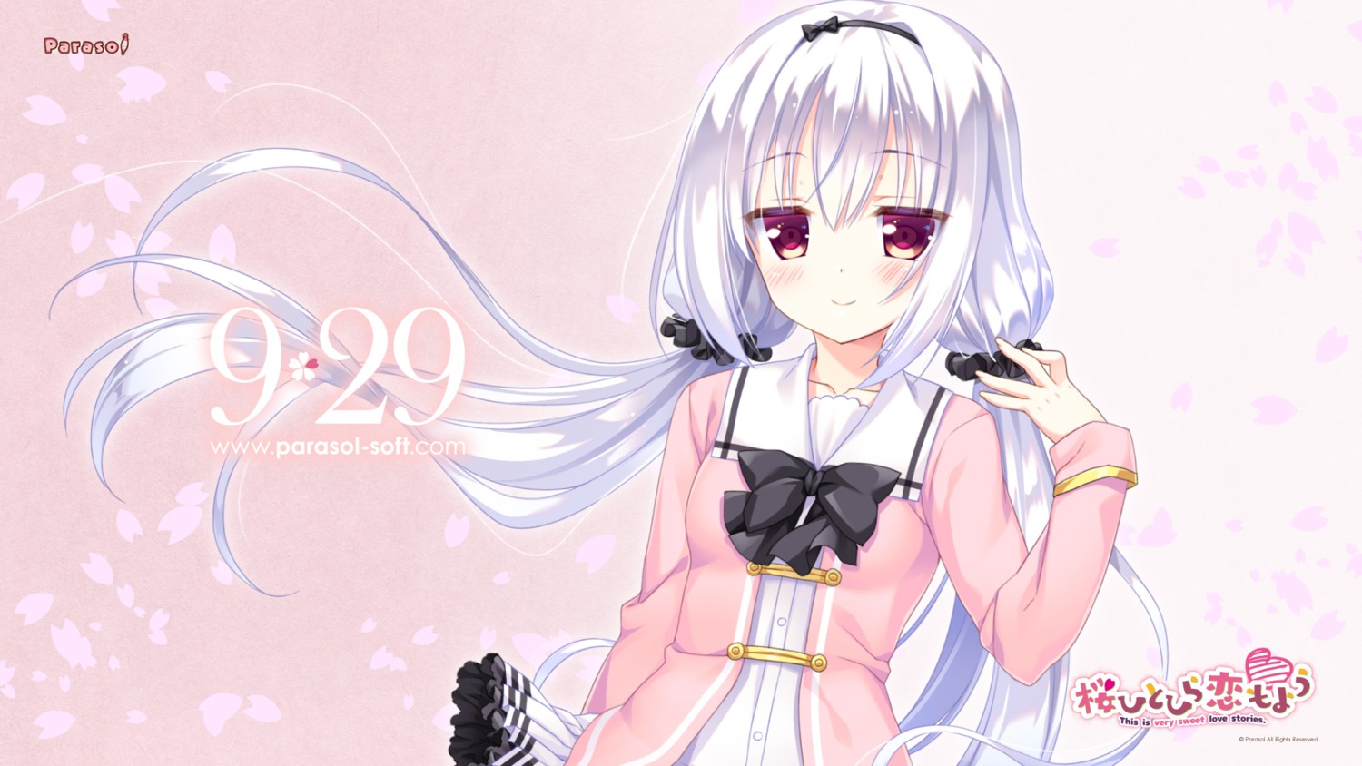 hatsushiba_chitose, ichiri, parasol, sakura_hitohira_koi_moyou, seifuku, wallpaper