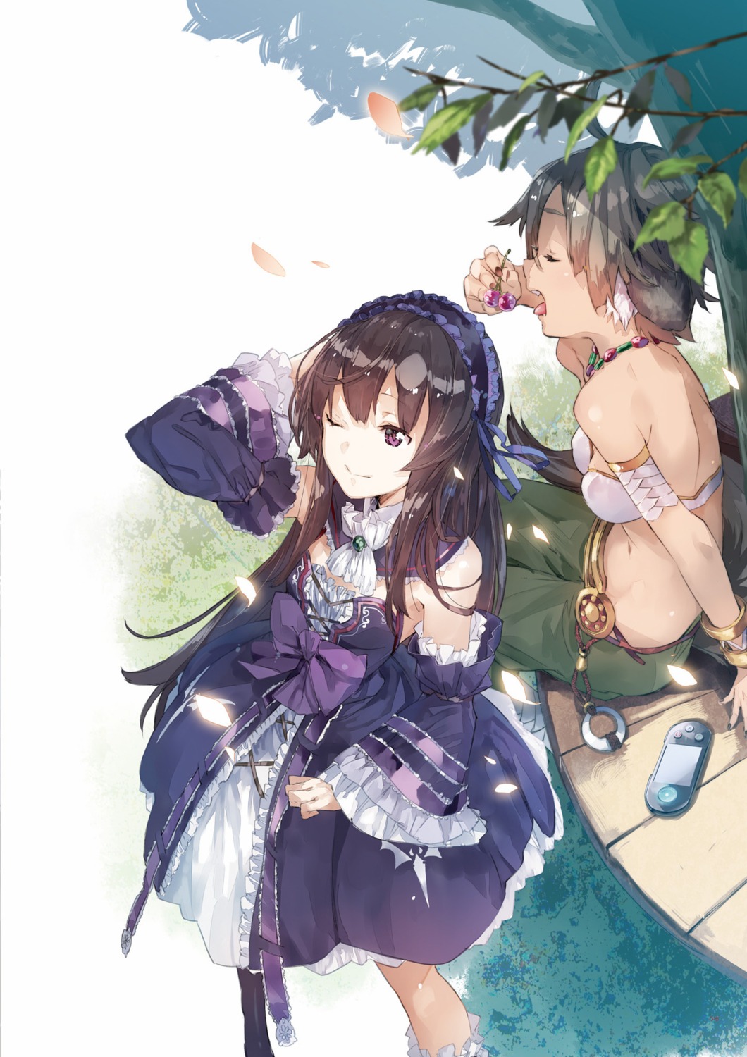 animal_ears, digital_version, dress, elbia_hanaiman, gothic_lolita, lolita_fashion, outbreak_company, yuugen