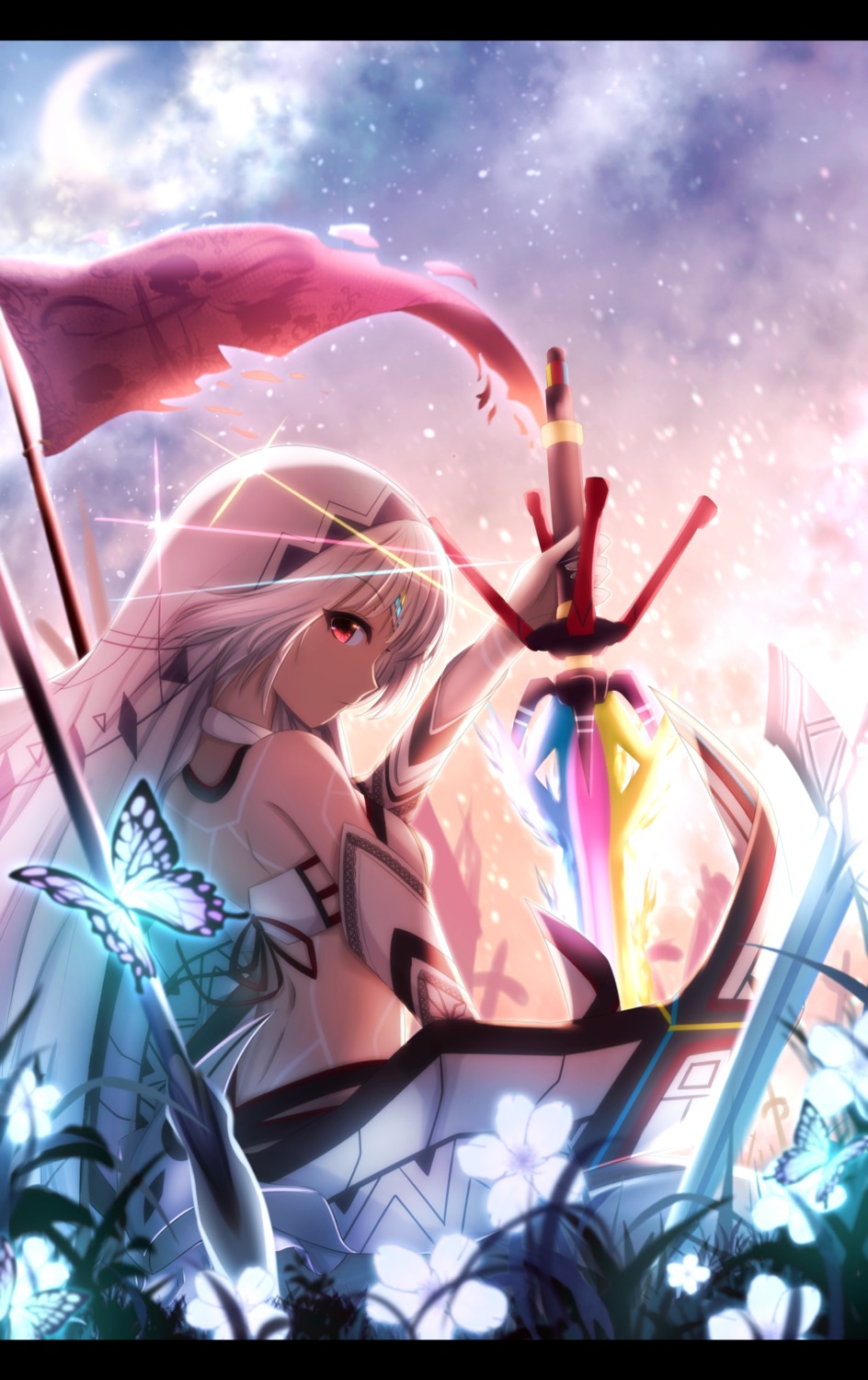 armor, attila_(fate/grand_order), fate/extella, fate/extra, fate/grand_order, fate/stay_night, jiang_xin, sword, tattoo, weapon