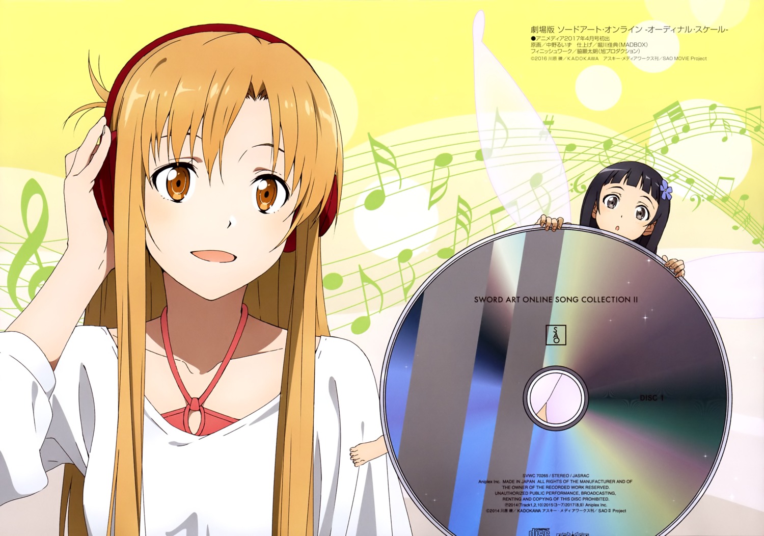 asuna_(sword_art_online), headphones, nakano_ruizu, sword_art_online, yui_(sword_art_online)