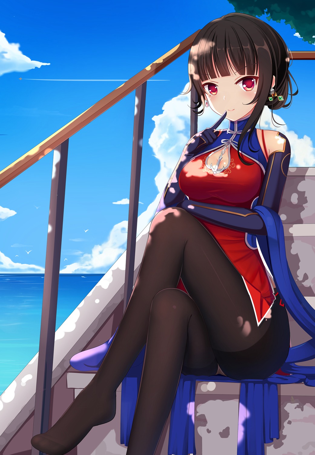 chinadress, cleavage, feet, muq, pantsu, pantyhose, yixian, zhanjianshaonv