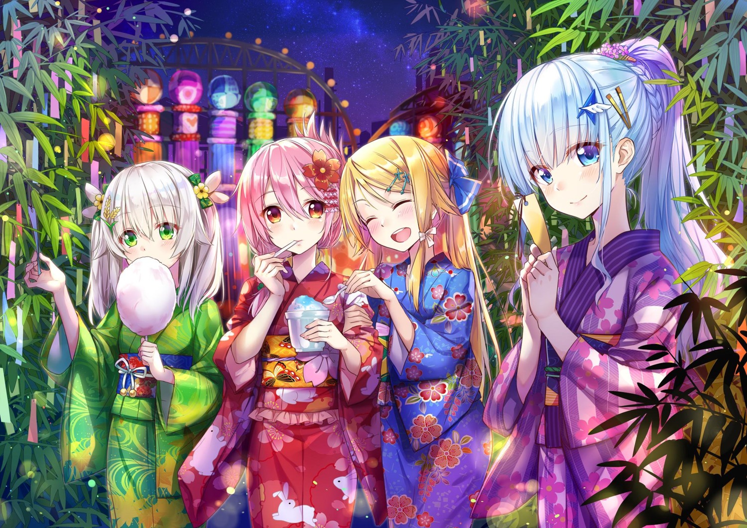 hika_(cross-angel), kuuki_shoujo, magi_in_wanchin_basilica, rice_simon, sergestid_shrimp_in_tungkang, the_personification_of_atmosphere, xiao_ma, xuan_ying
