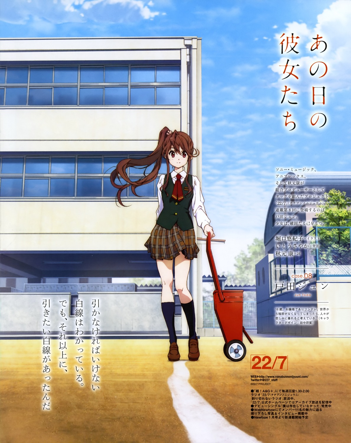 22/7, horiguchi_yukiko, seifuku, toda_jun